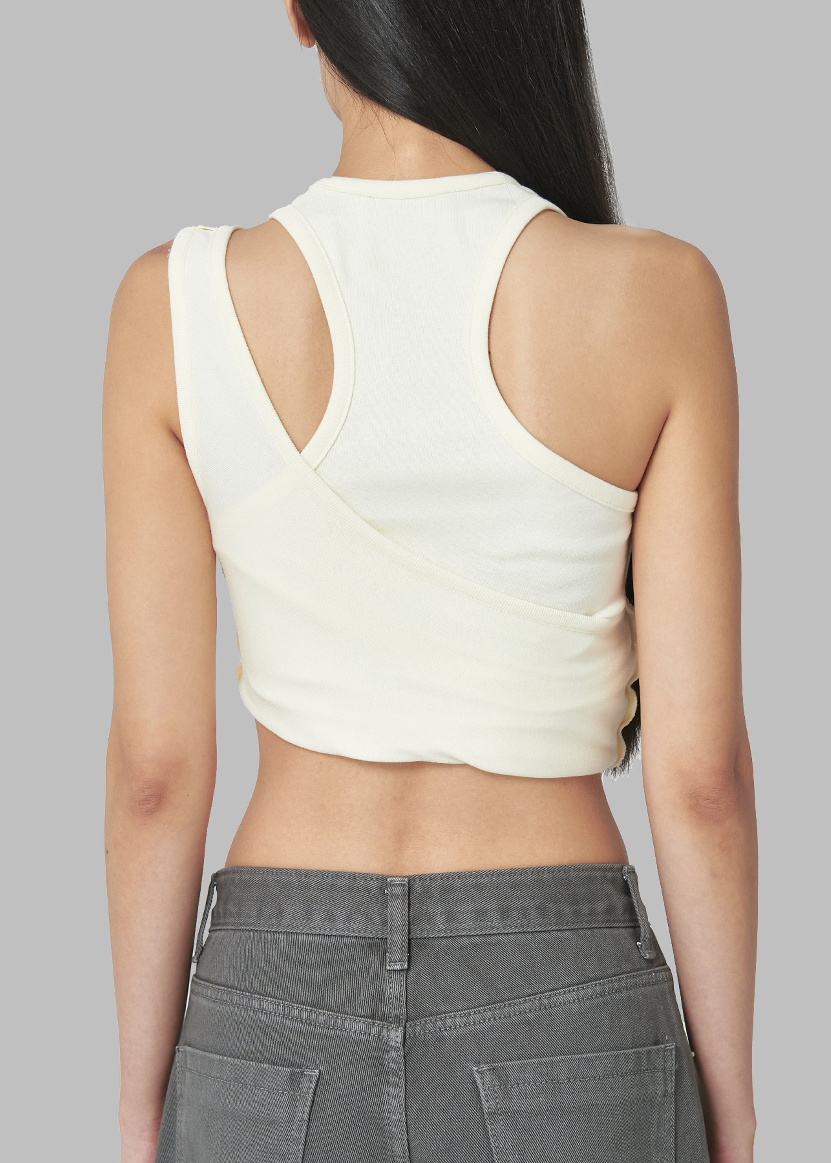 Low Classic Hole Point Top - Cream sold by Frankie Shop product image thumbnail 4