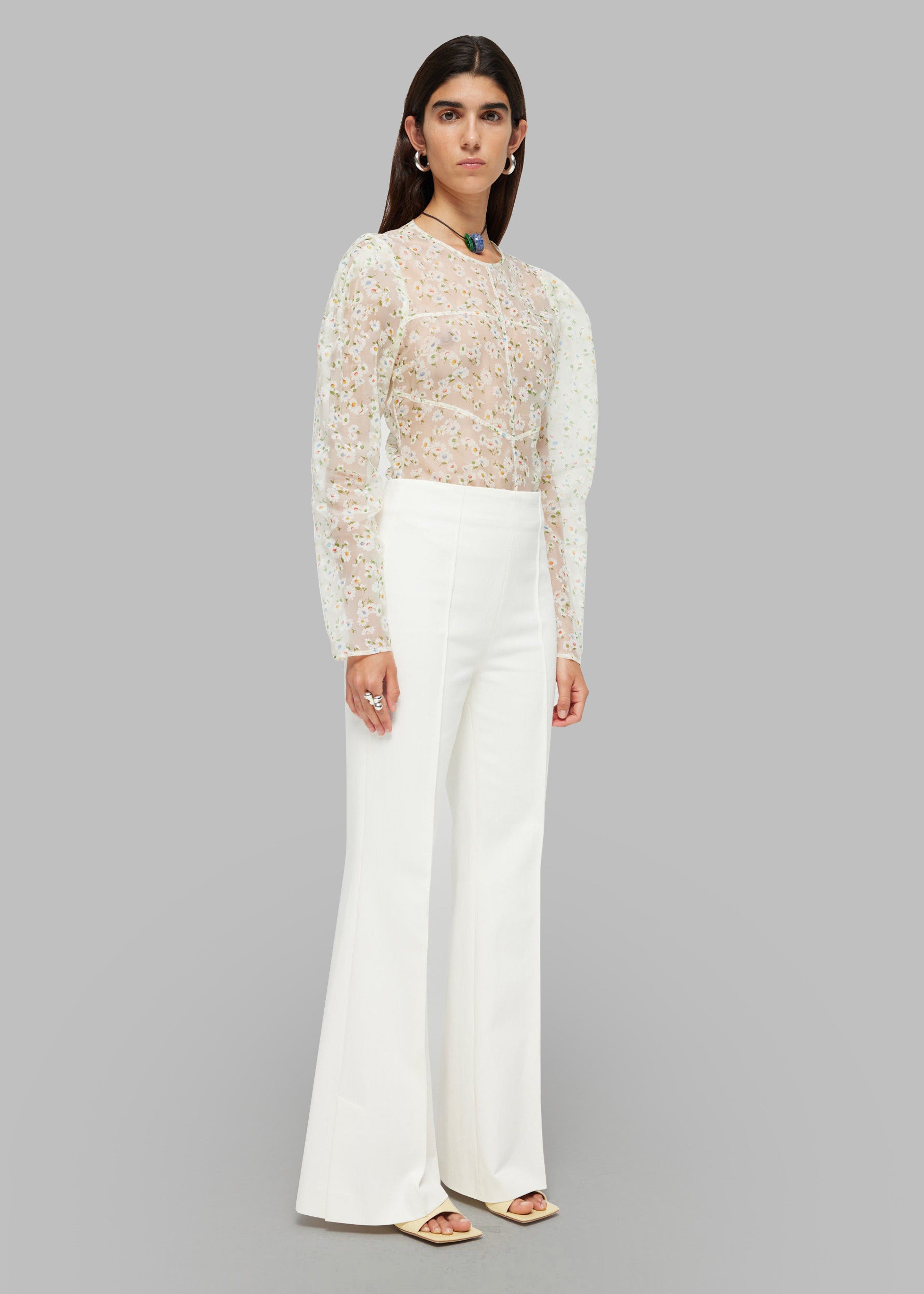 Róhe Floral Organza Top - Flowerfield sold by Frankie Shop product image thumbnail 3