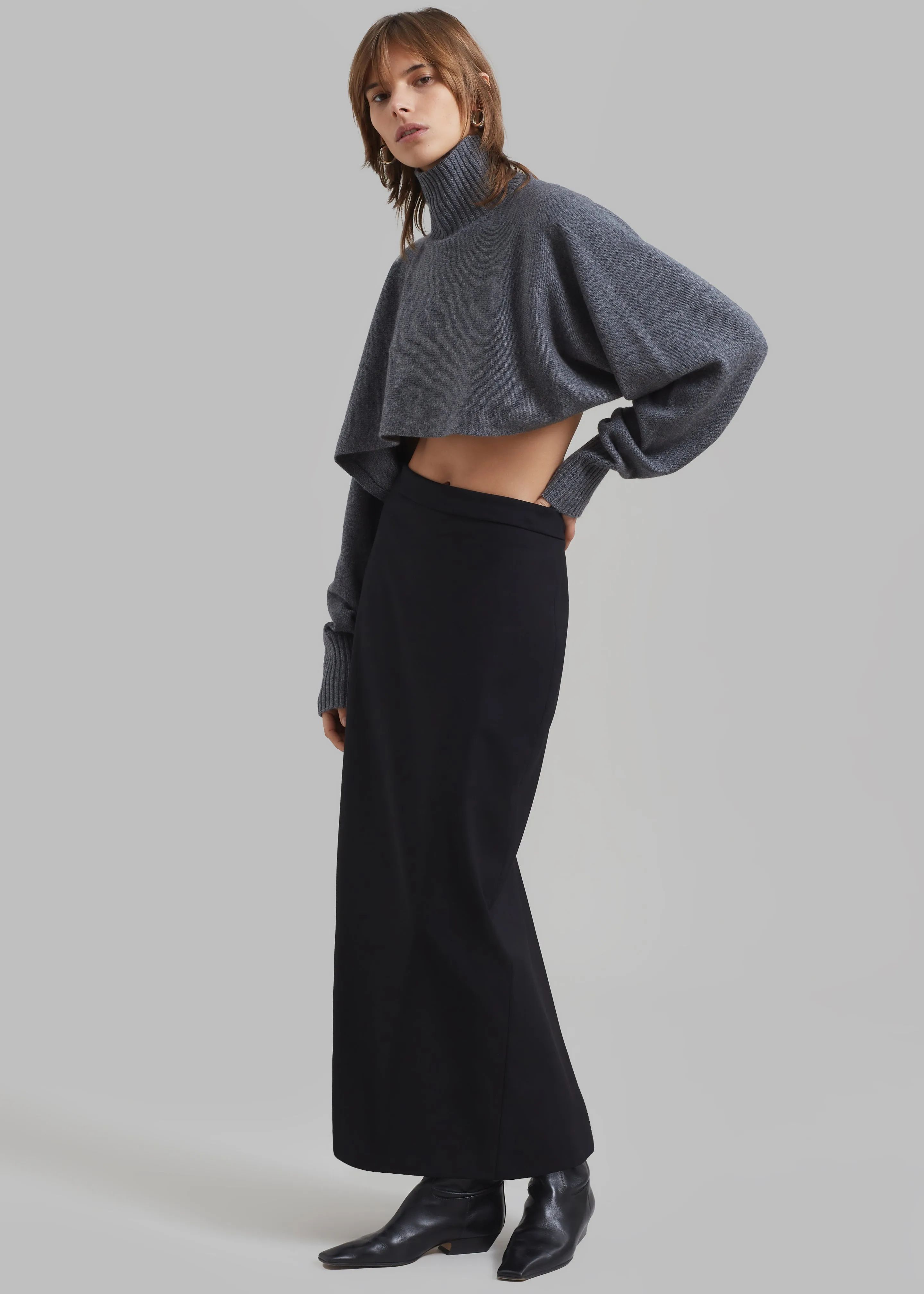 Miranda Long Pencil Skirt - Black sold by Frankie Shop product image thumbnail 2