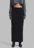 Miranda Long Pencil Skirt - Black sold by Frankie Shop