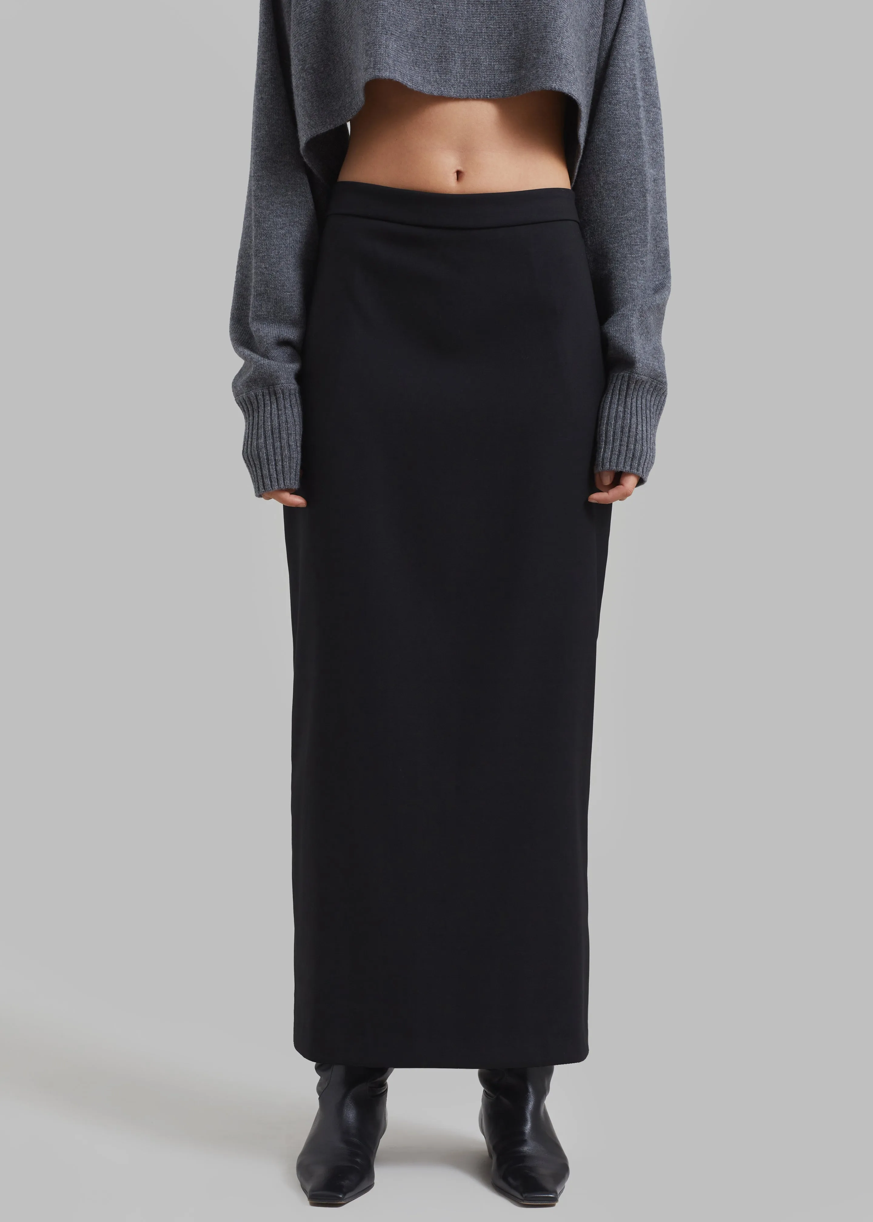 Miranda Long Pencil Skirt - Black sold by Frankie Shop product image thumbnail 4