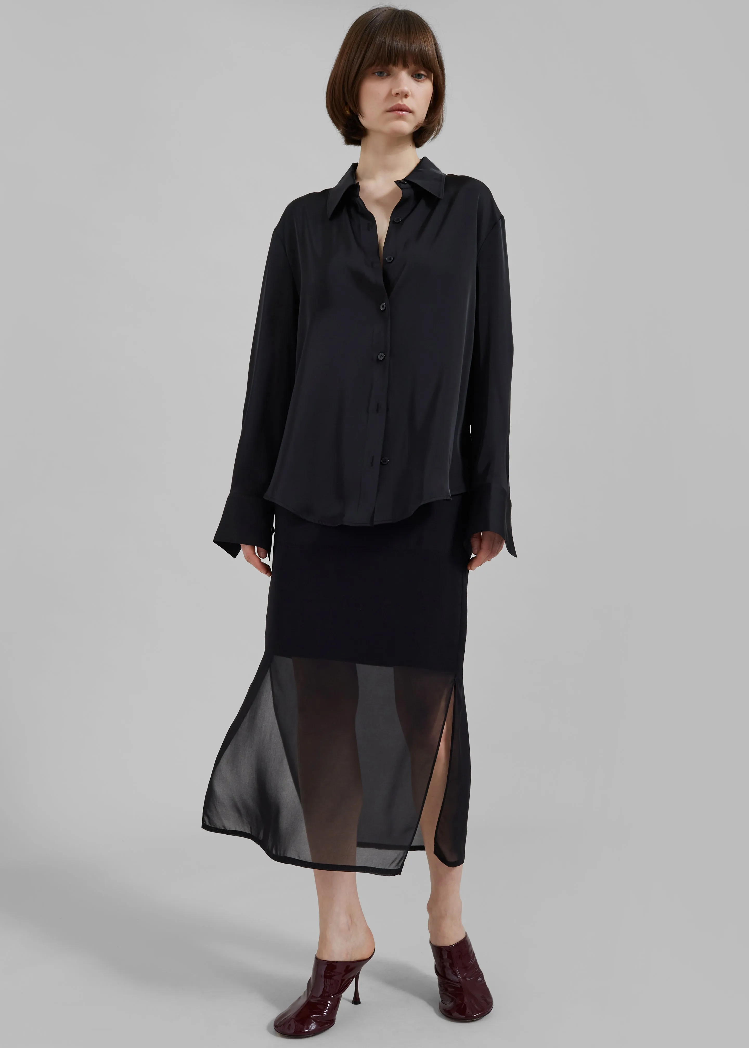 Sportmax Amico Skirt - Black sold by Frankie Shop product image thumbnail 4