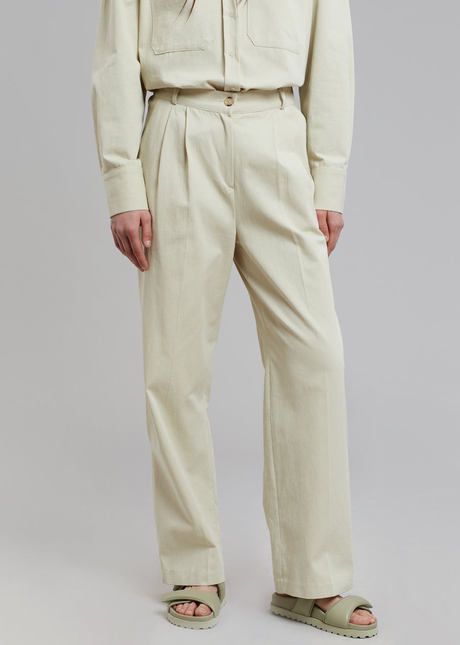 Tomo Pleated Pants - Beige sold by Frankie Shop product image thumbnail 5