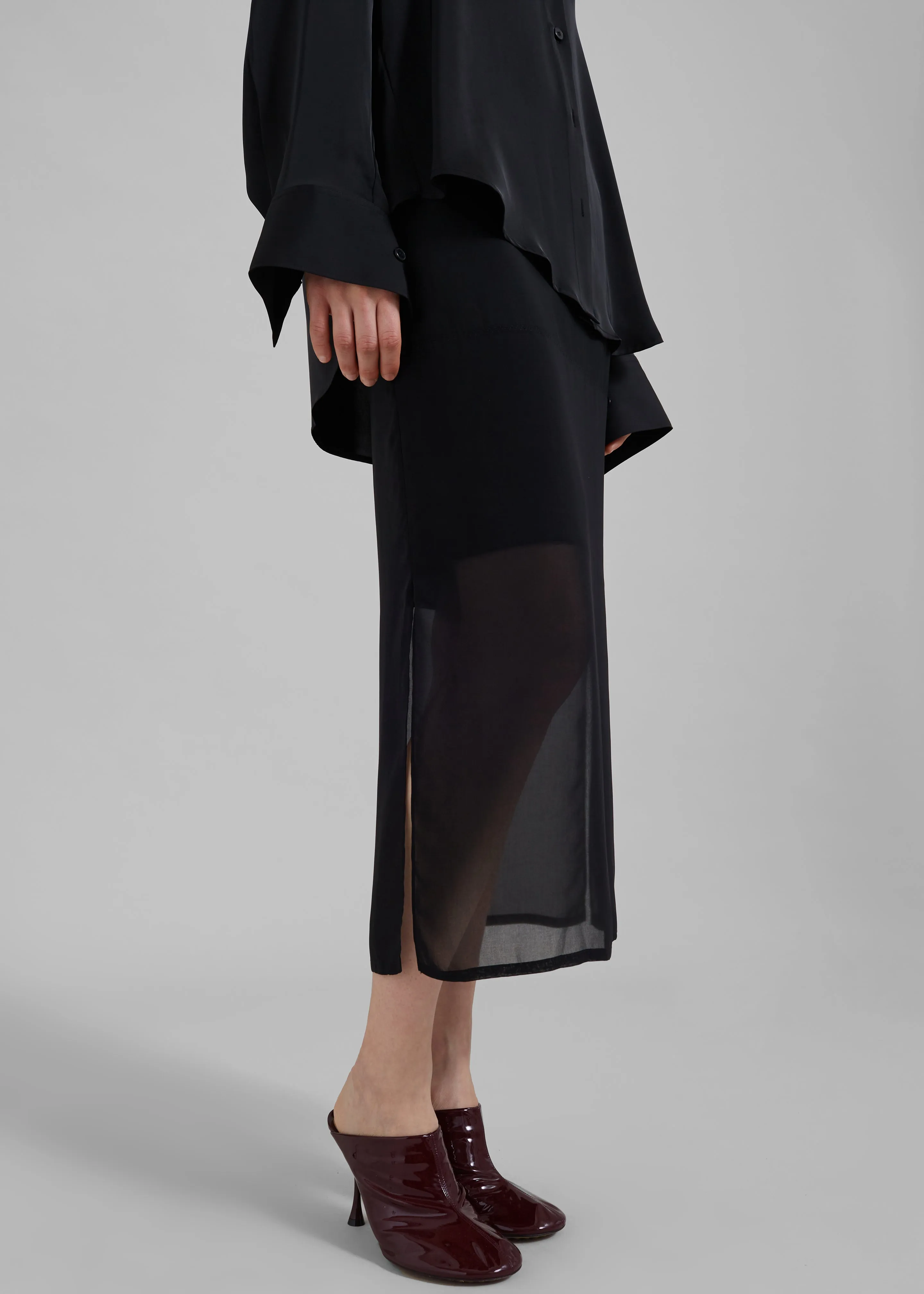 Sportmax Amico Skirt - Black sold by Frankie Shop product image thumbnail 3