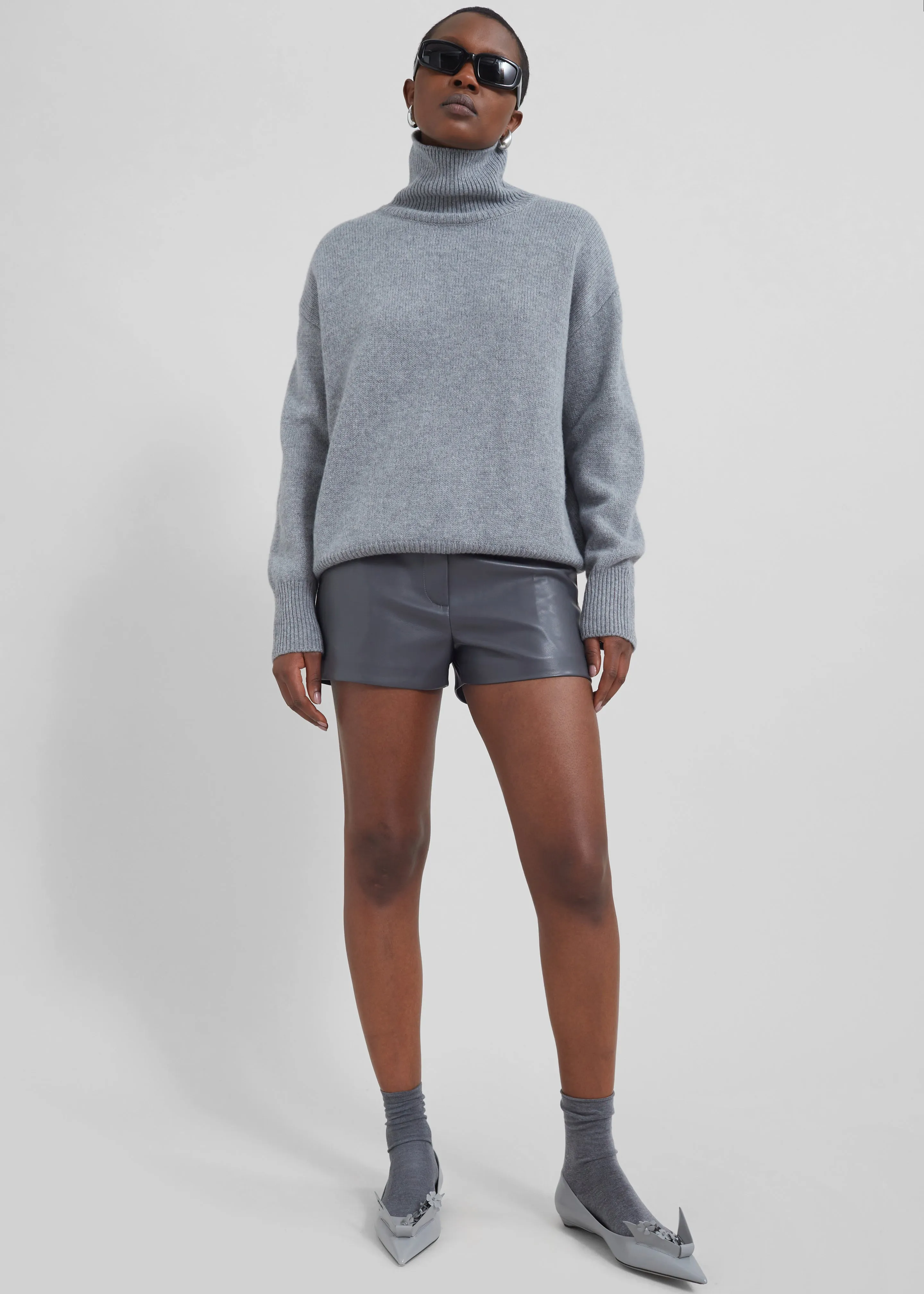 Milani Wool Turtleneck - Grey sold by Frankie Shop product image thumbnail 3