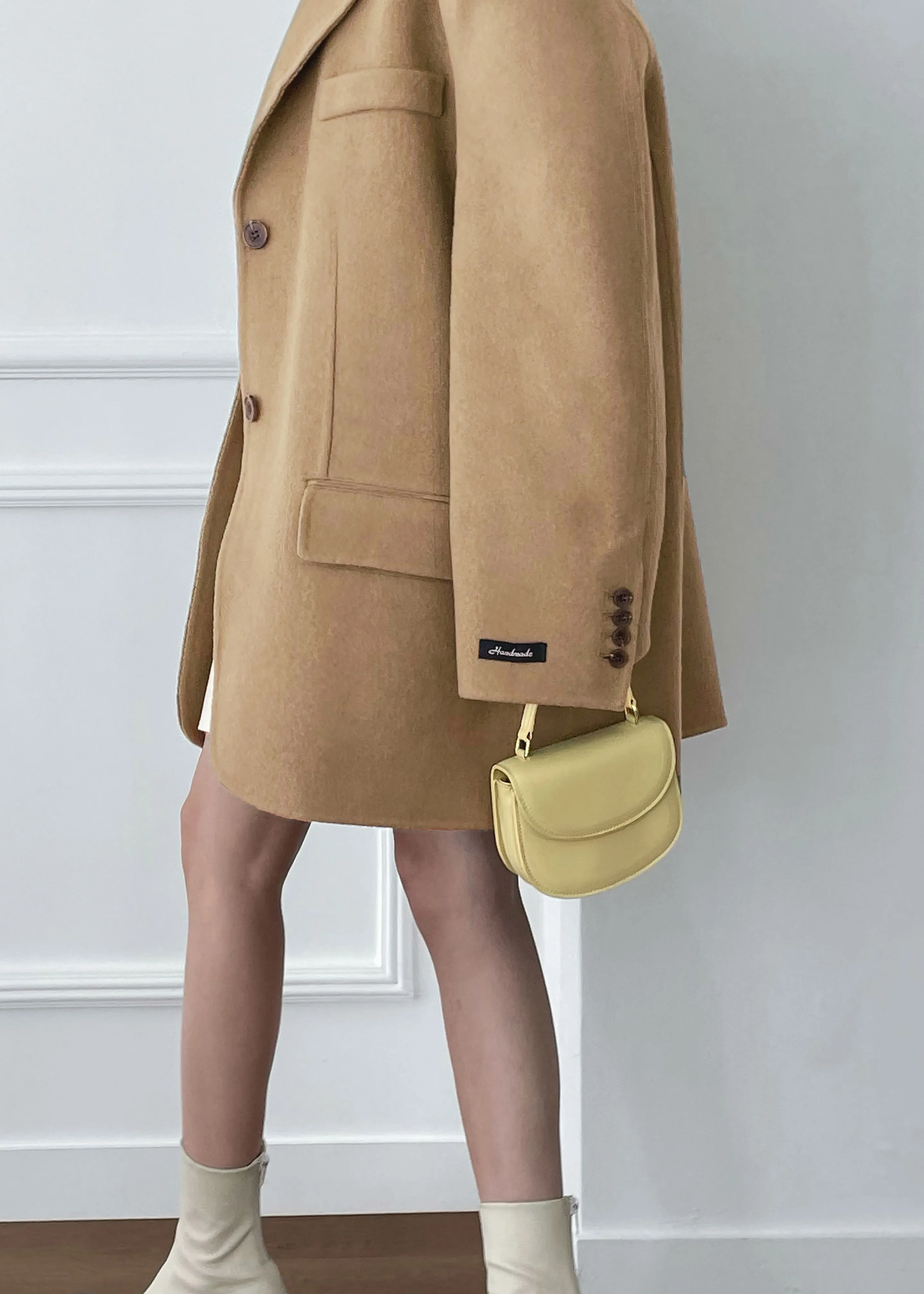 Acadia Wool Blazer - Beige sold by Frankie Shop product image thumbnail 5