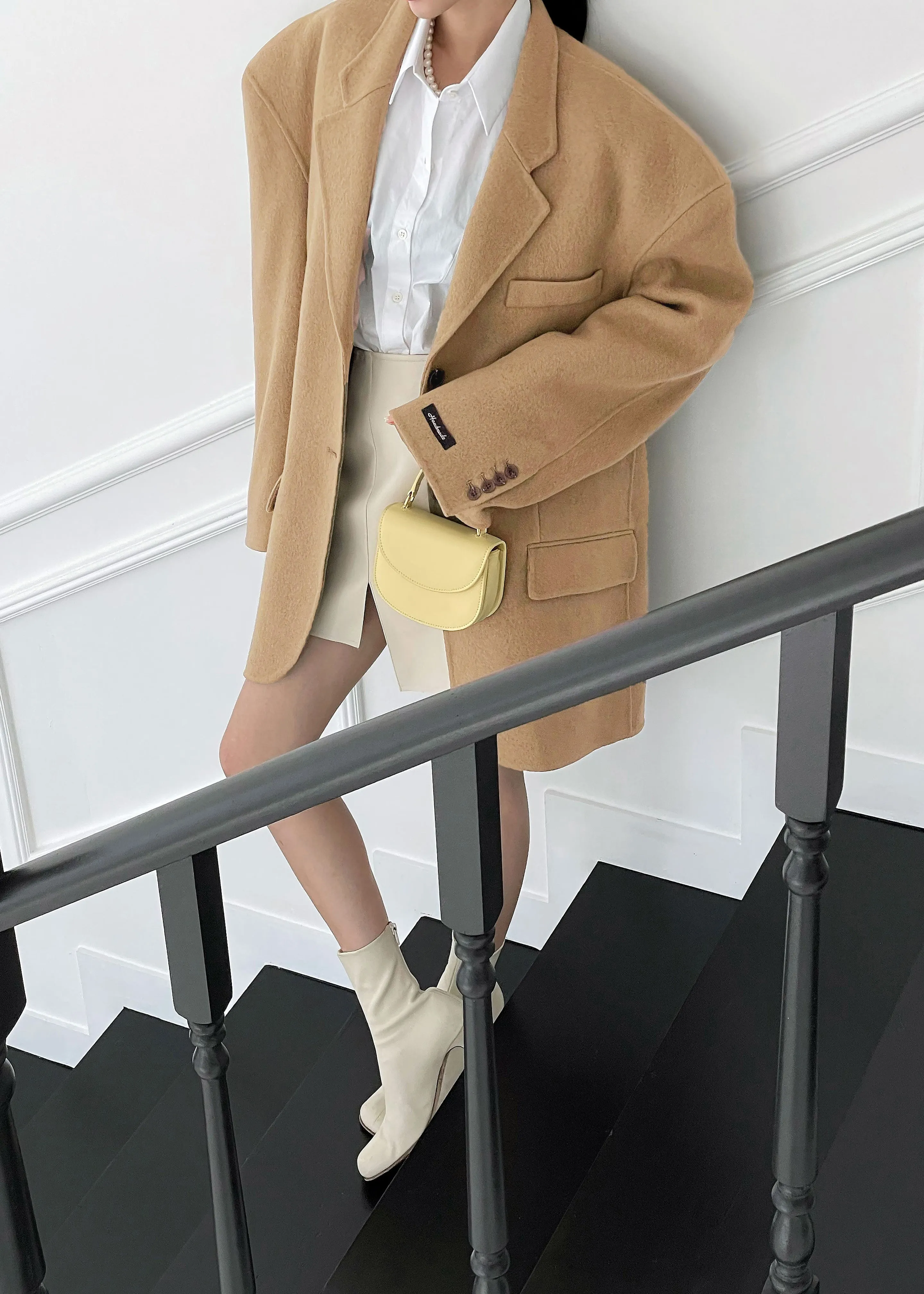 Acadia Wool Blazer - Beige sold by Frankie Shop product image thumbnail 2