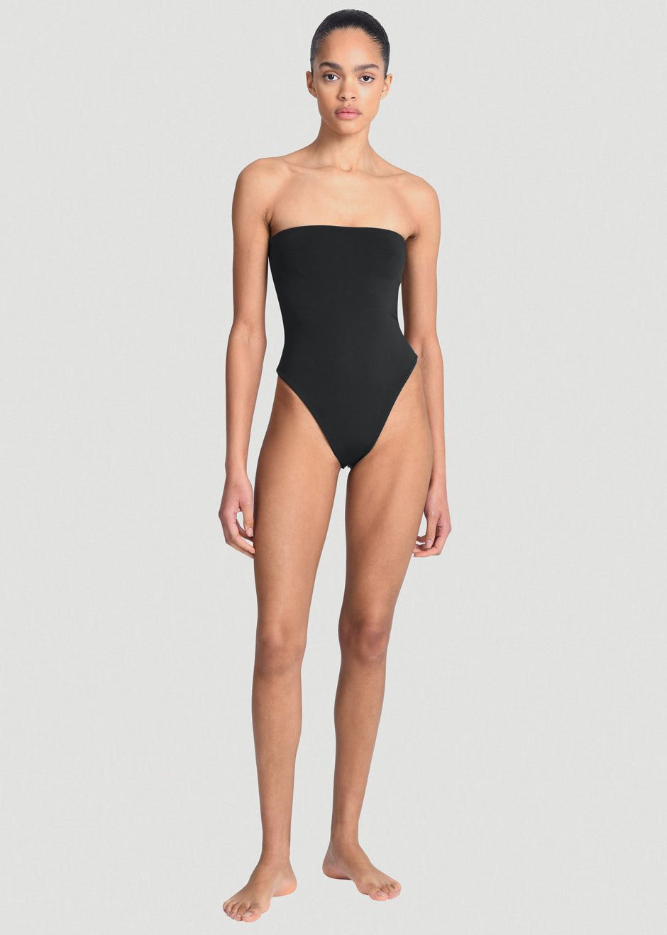 Aexae Bandeau One Piece Swimsuit - Black sold by Frankie Shop product image thumbnail 2