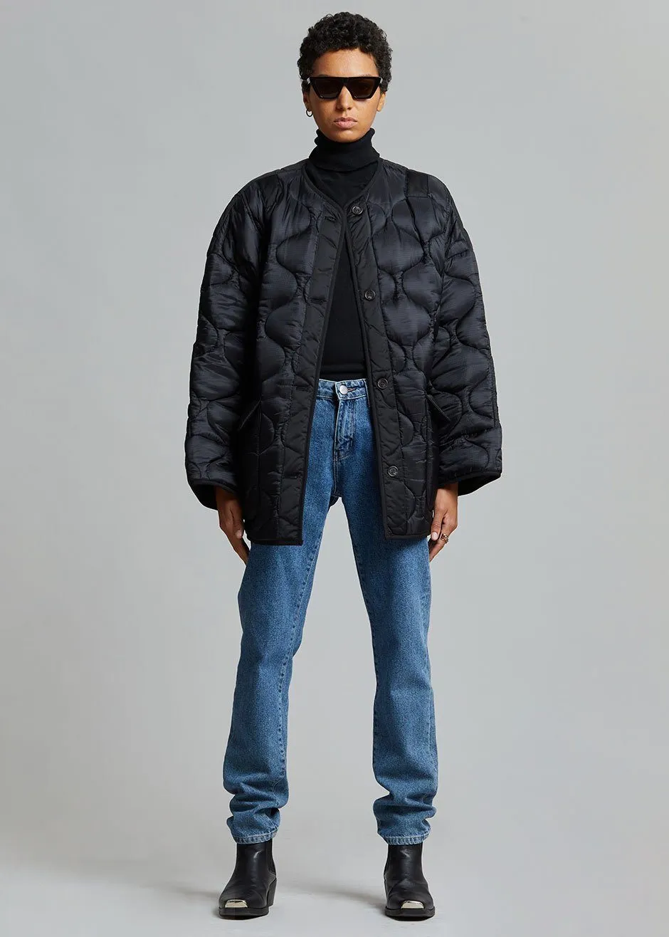 Teddy Quilted Jacket - Black sold by Frankie Shop product image thumbnail 5