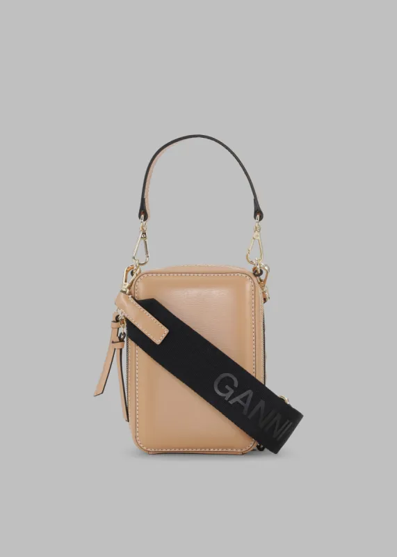 GANNI Banner Camera Bag - Tan sold by Frankie Shop