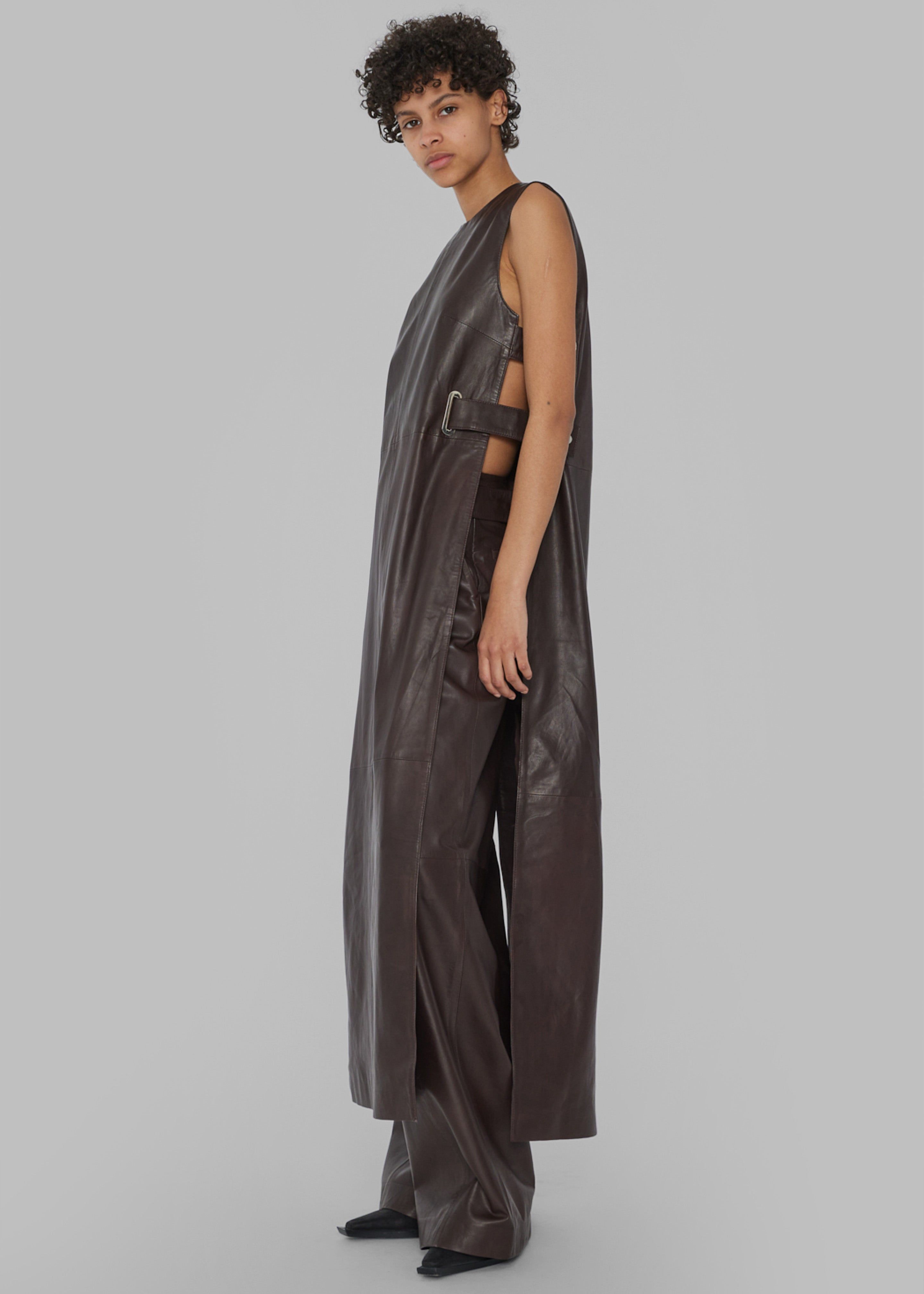 REMAIN Leather Vest - Coffee Bean sold by Frankie Shop product image thumbnail 2