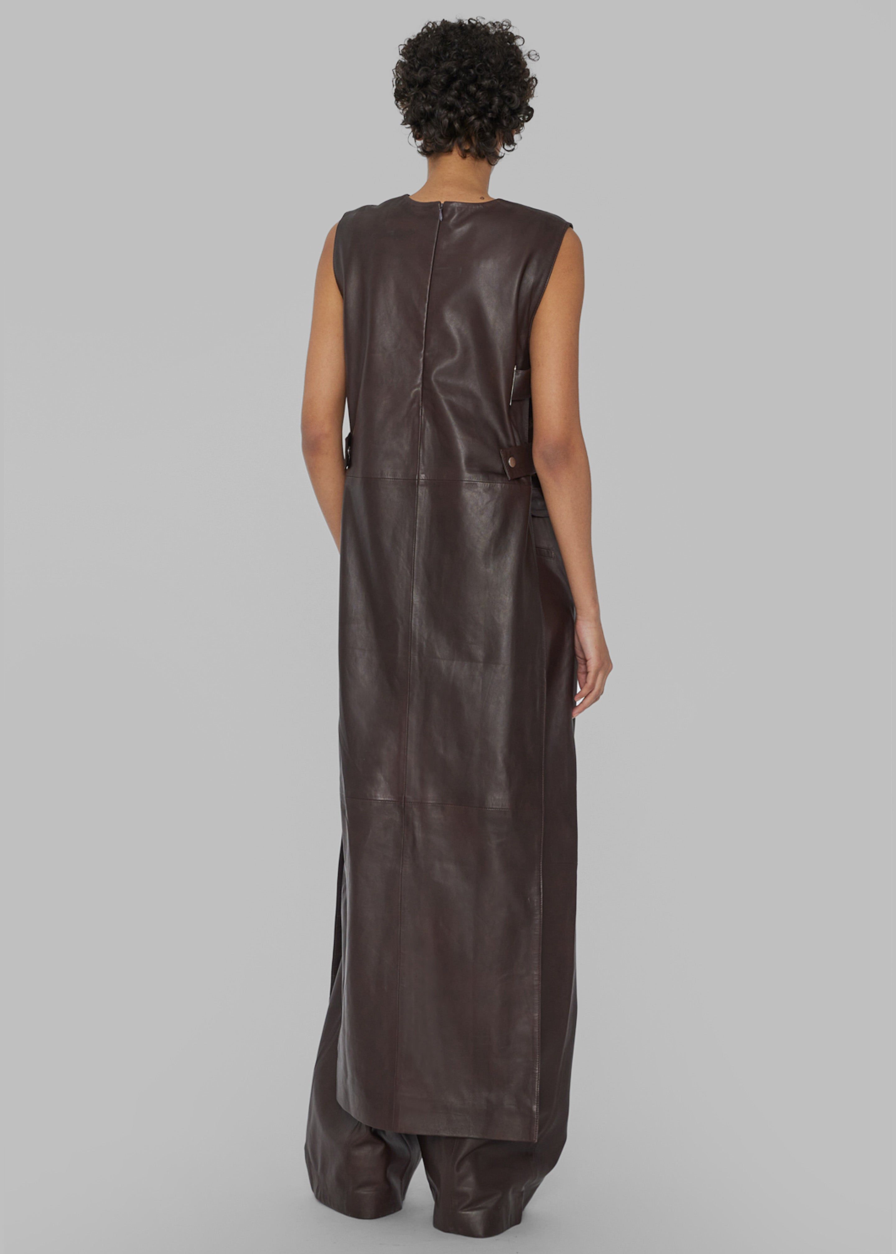 REMAIN Leather Vest - Coffee Bean sold by Frankie Shop product image thumbnail 4