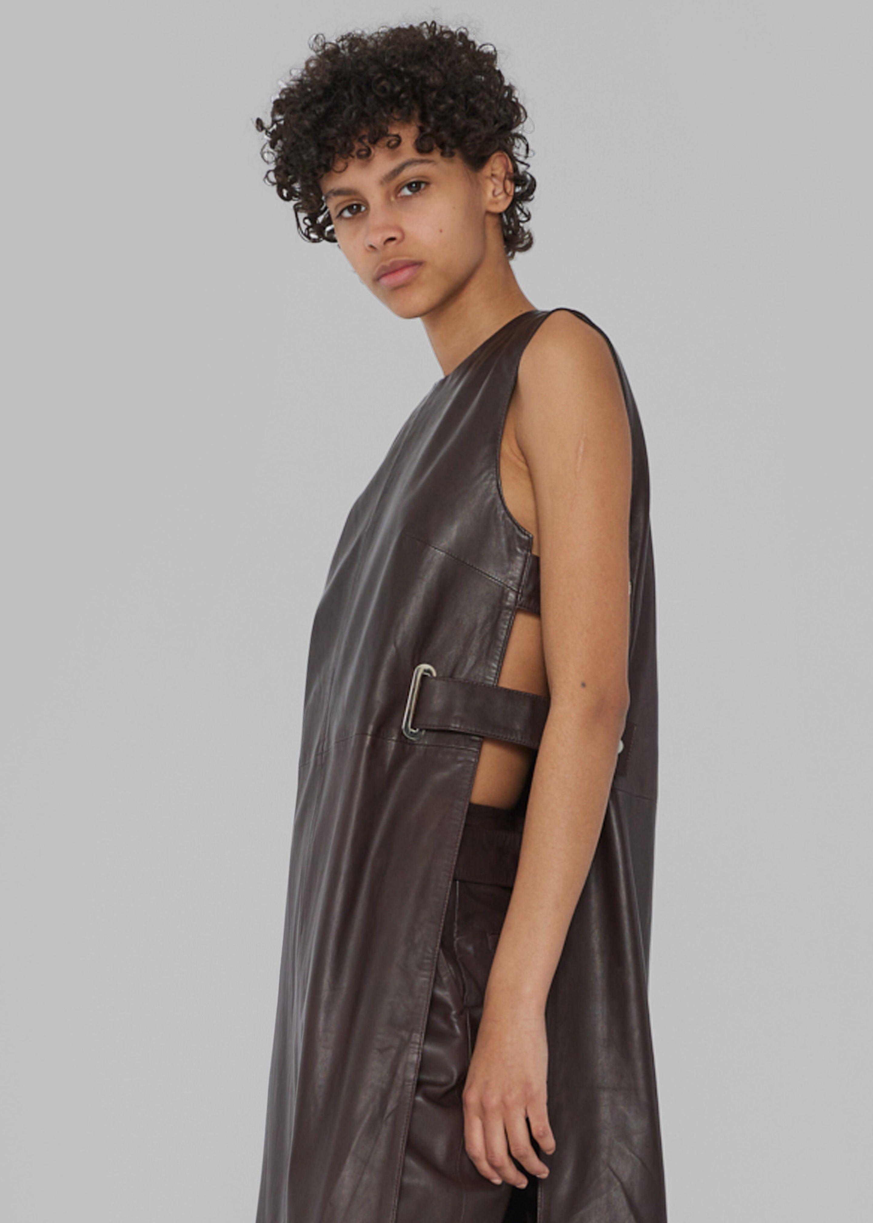 REMAIN Leather Vest - Coffee Bean sold by Frankie Shop product image thumbnail 3