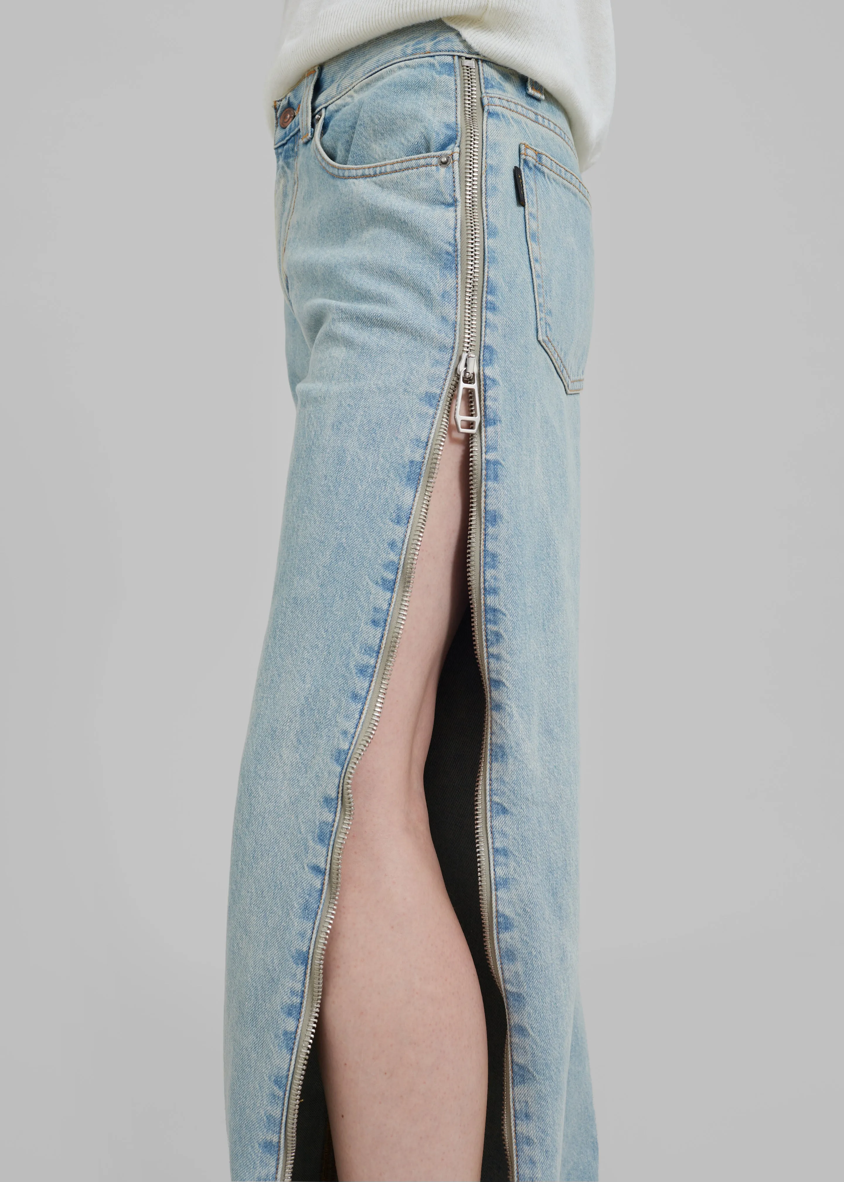 Haikure Triumph Jeans - Bleach Blue sold by Frankie Shop product image thumbnail 5