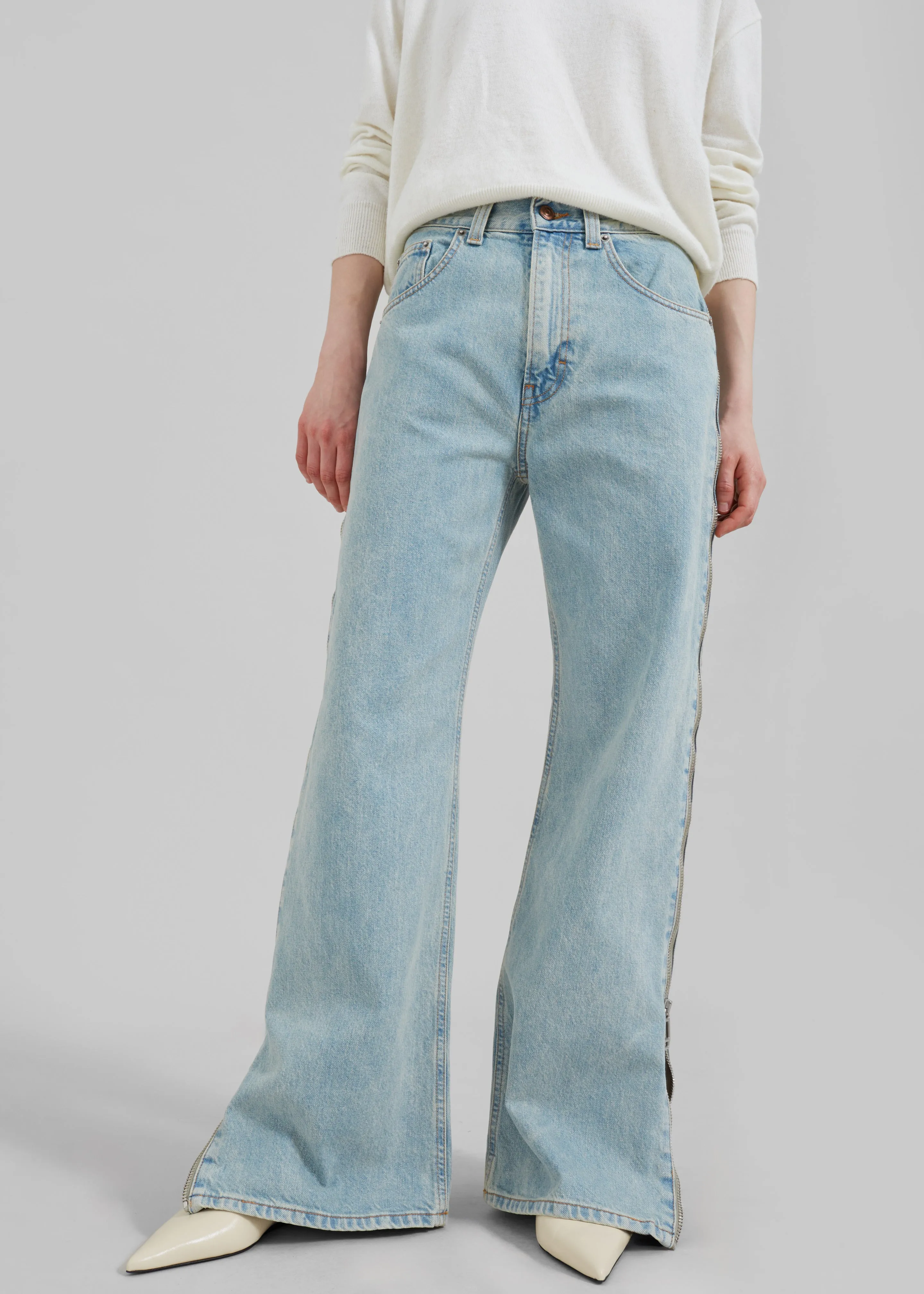 Haikure Triumph Jeans - Bleach Blue sold by Frankie Shop product image thumbnail 3