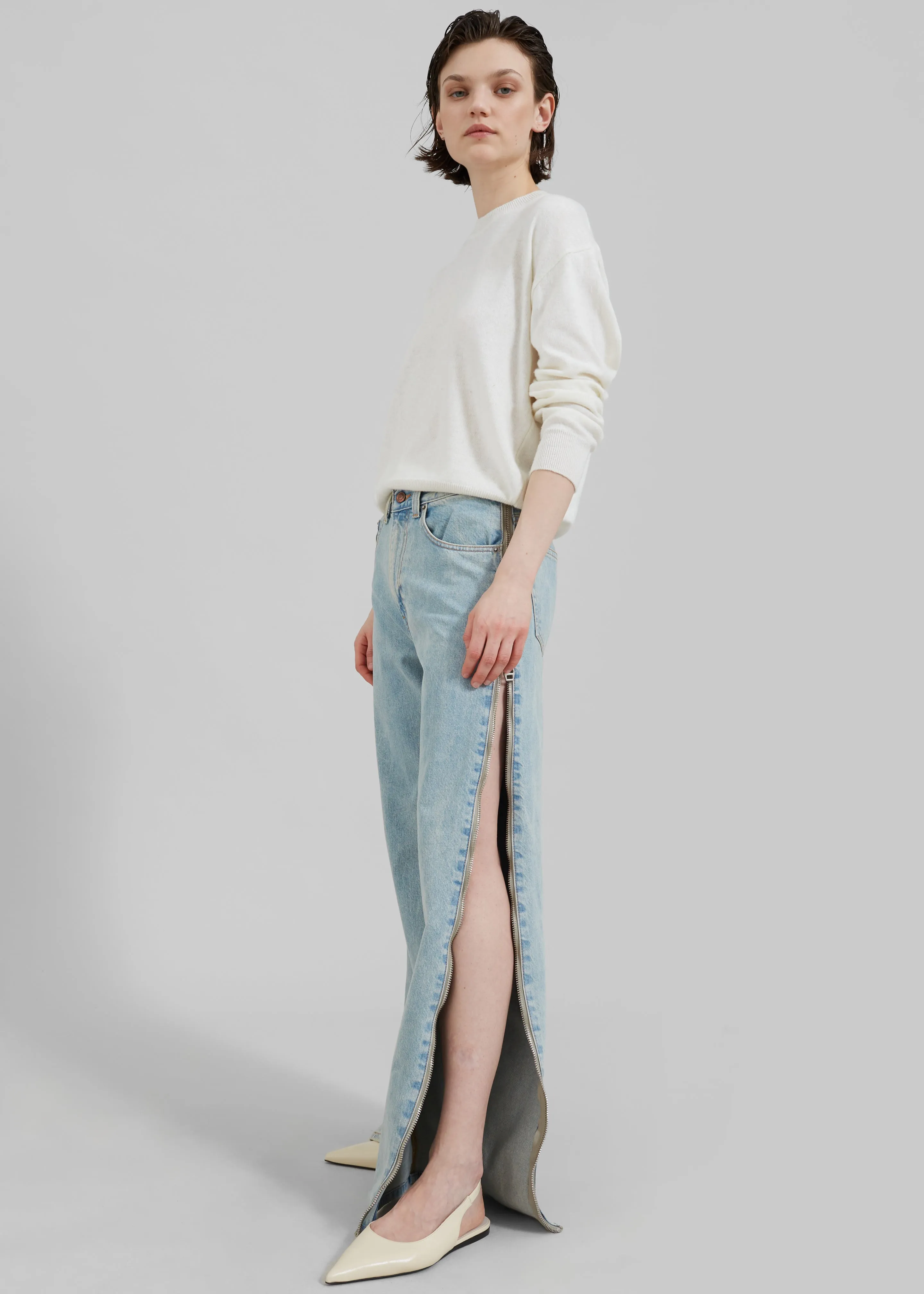 Haikure Triumph Jeans - Bleach Blue sold by Frankie Shop product image thumbnail 4