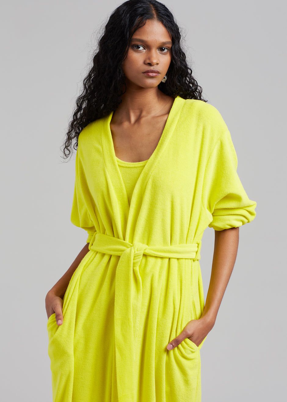 Taka Terry Duster Cardigan - Yellow sold by Frankie Shop product image thumbnail 2