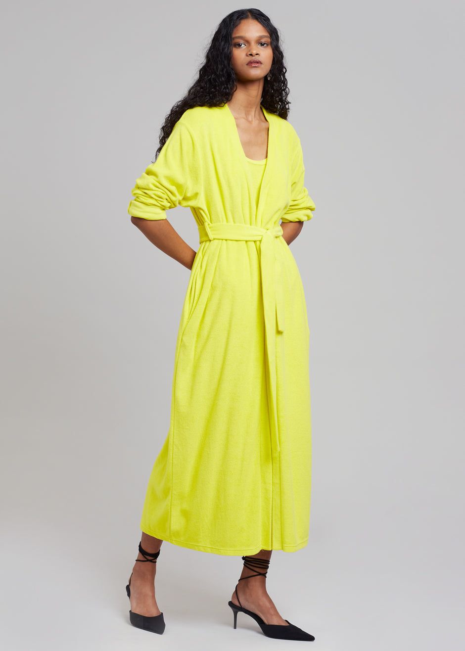 Taka Terry Duster Cardigan - Yellow sold by Frankie Shop product image thumbnail 5