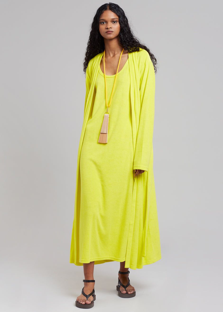 Taka Terry Duster Cardigan - Yellow sold by Frankie Shop product image thumbnail 6