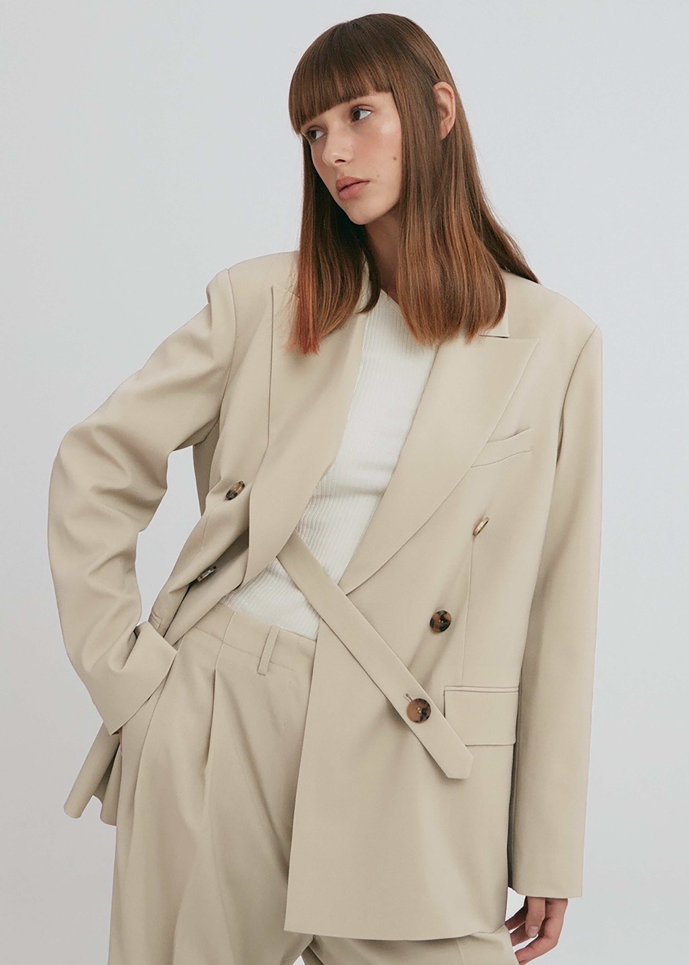 Sefa Blazer - Beige sold by Frankie Shop product image thumbnail 8