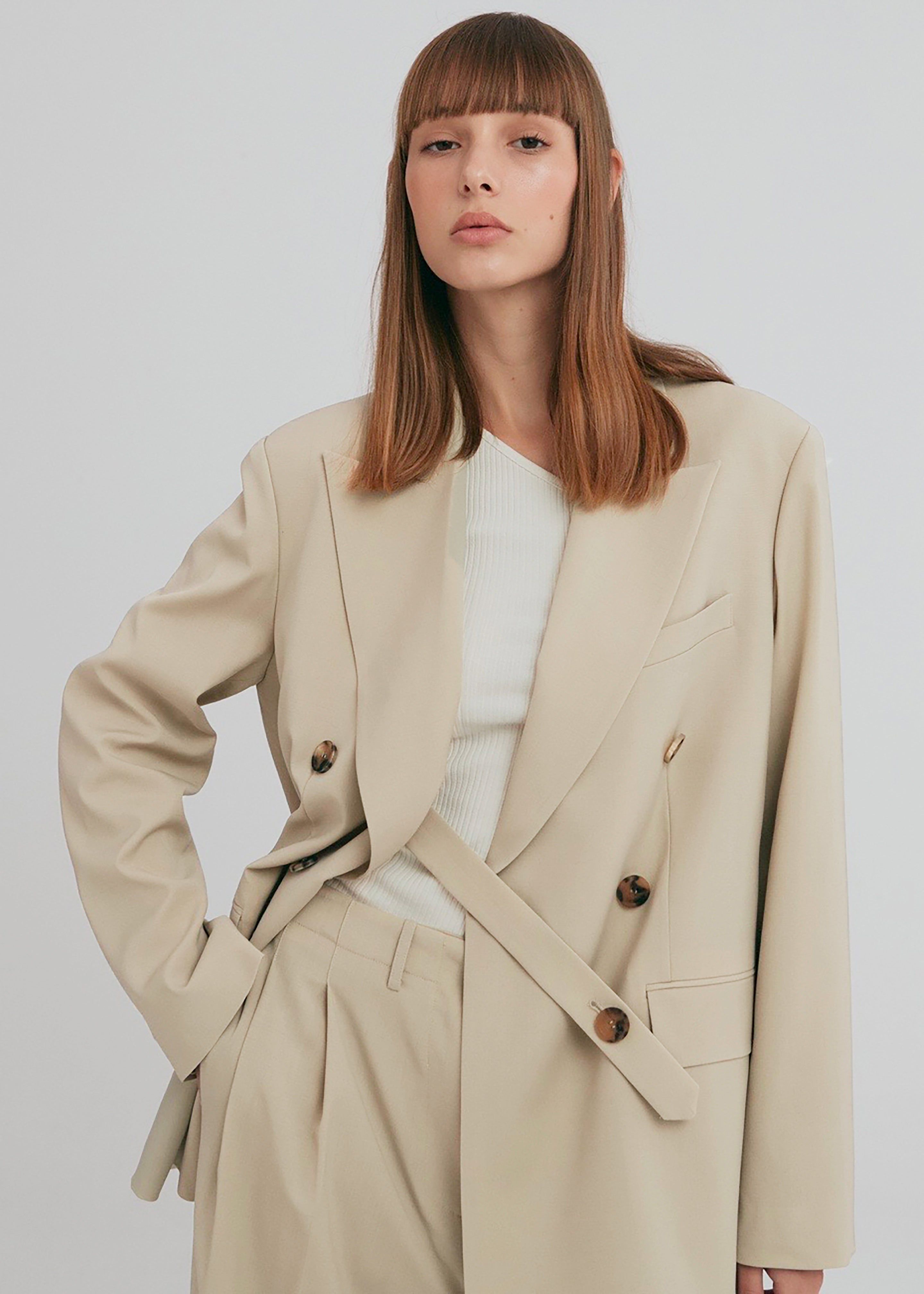 Sefa Blazer - Beige sold by Frankie Shop product image thumbnail 5