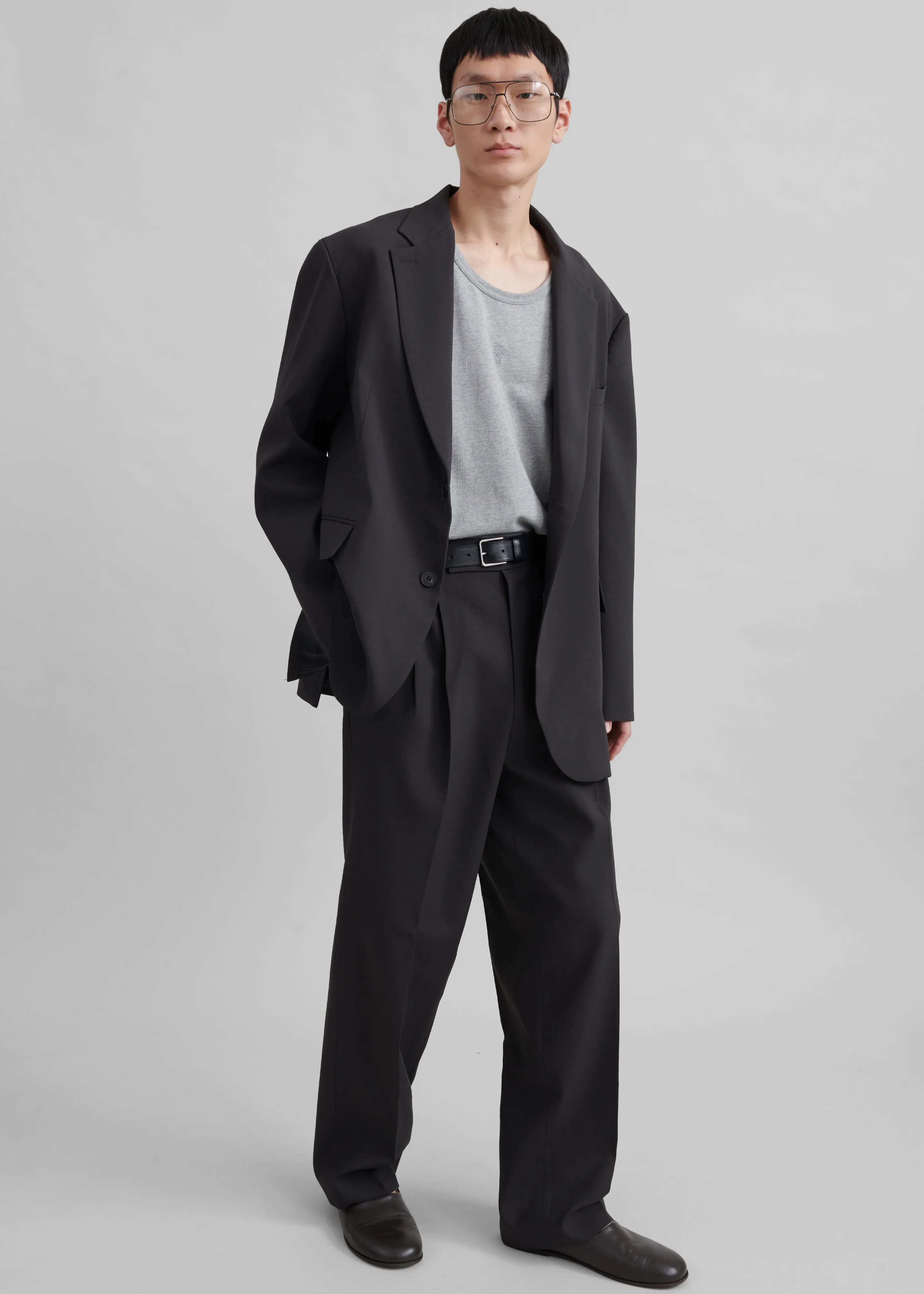 Beo Suit Pants - Dark Grey sold by Frankie Shop