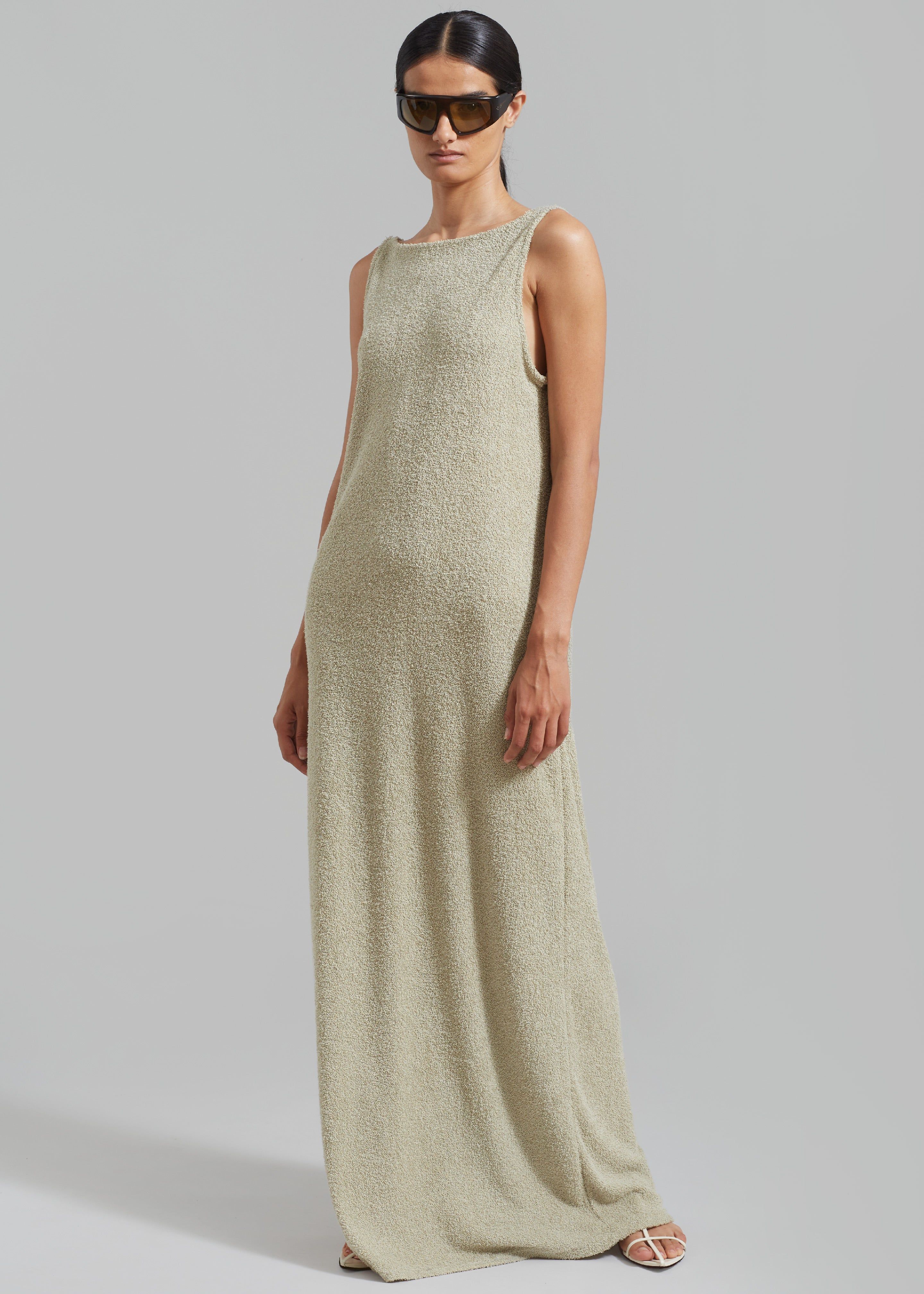 Adelaide Maxi Tank Dress - Sage sold by Frankie Shop