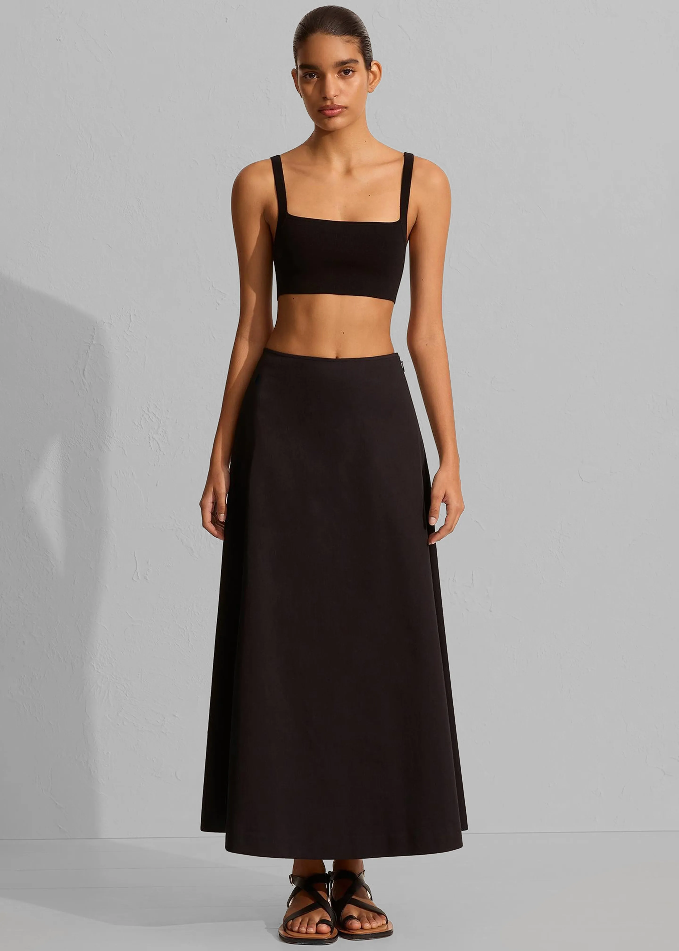 Matteau A-Line Skirt - Black sold by Frankie Shop