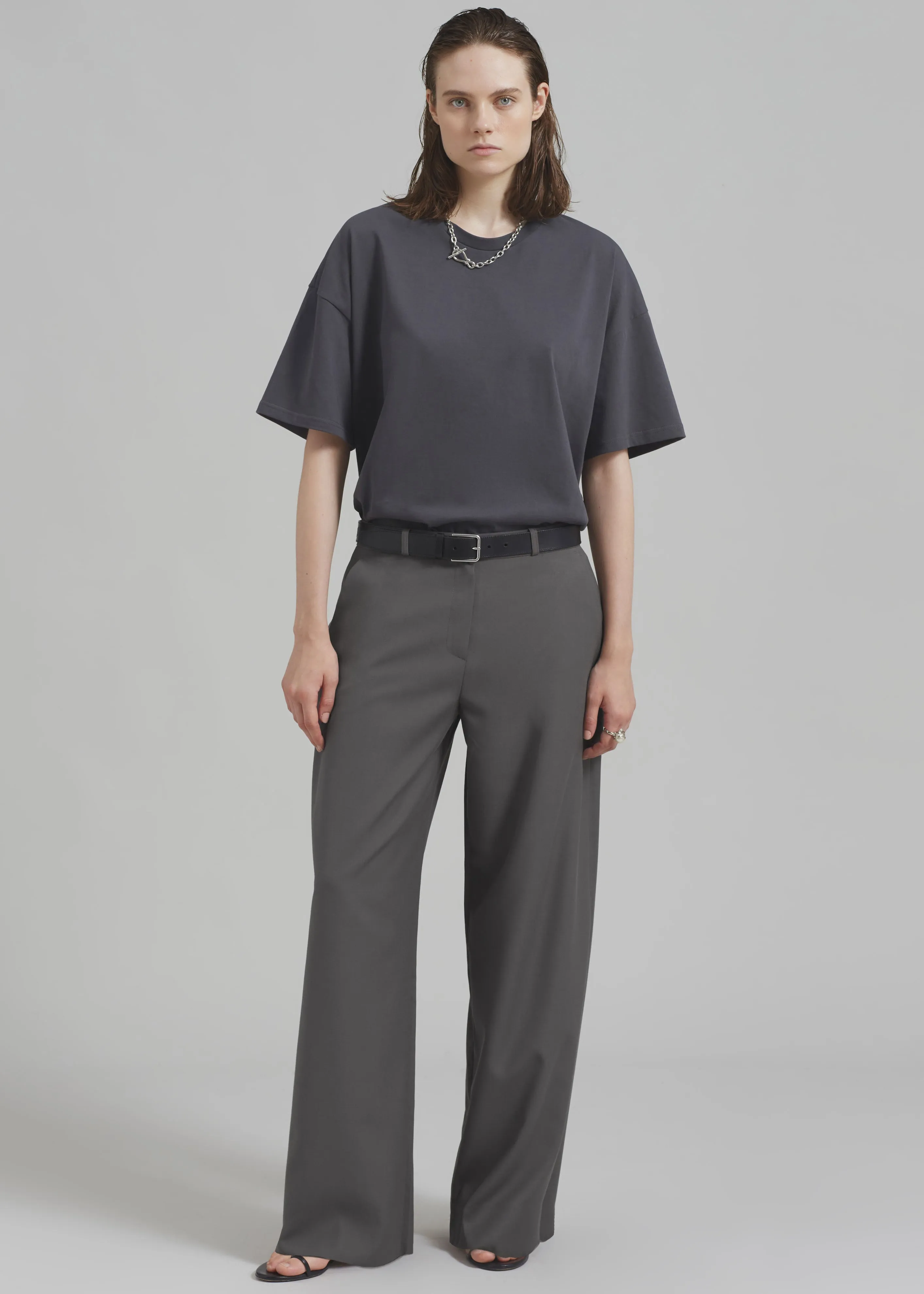 Charlotte Trousers - Grey sold by Frankie Shop product image thumbnail 3