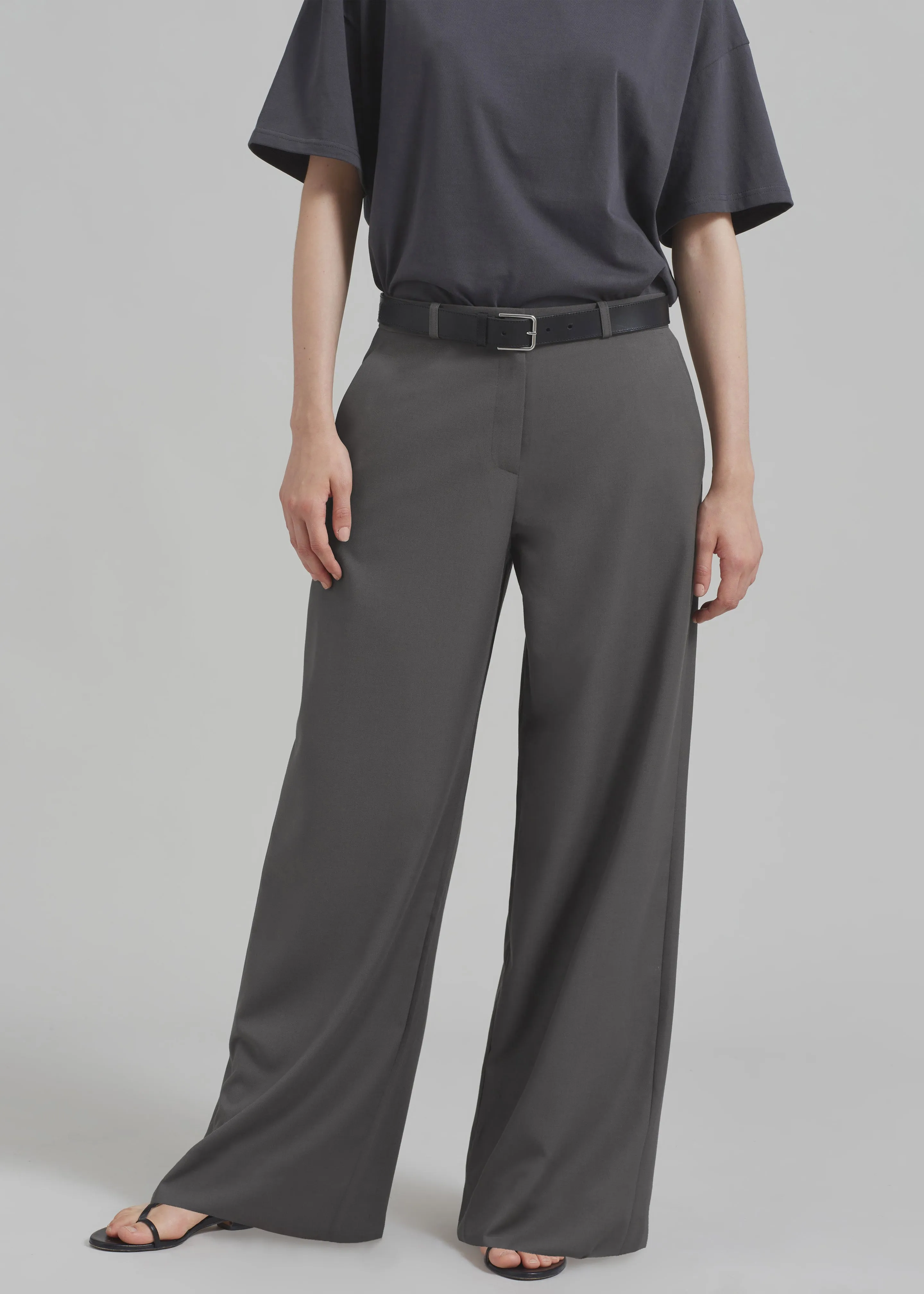 Charlotte Trousers - Grey sold by Frankie Shop product image thumbnail 4