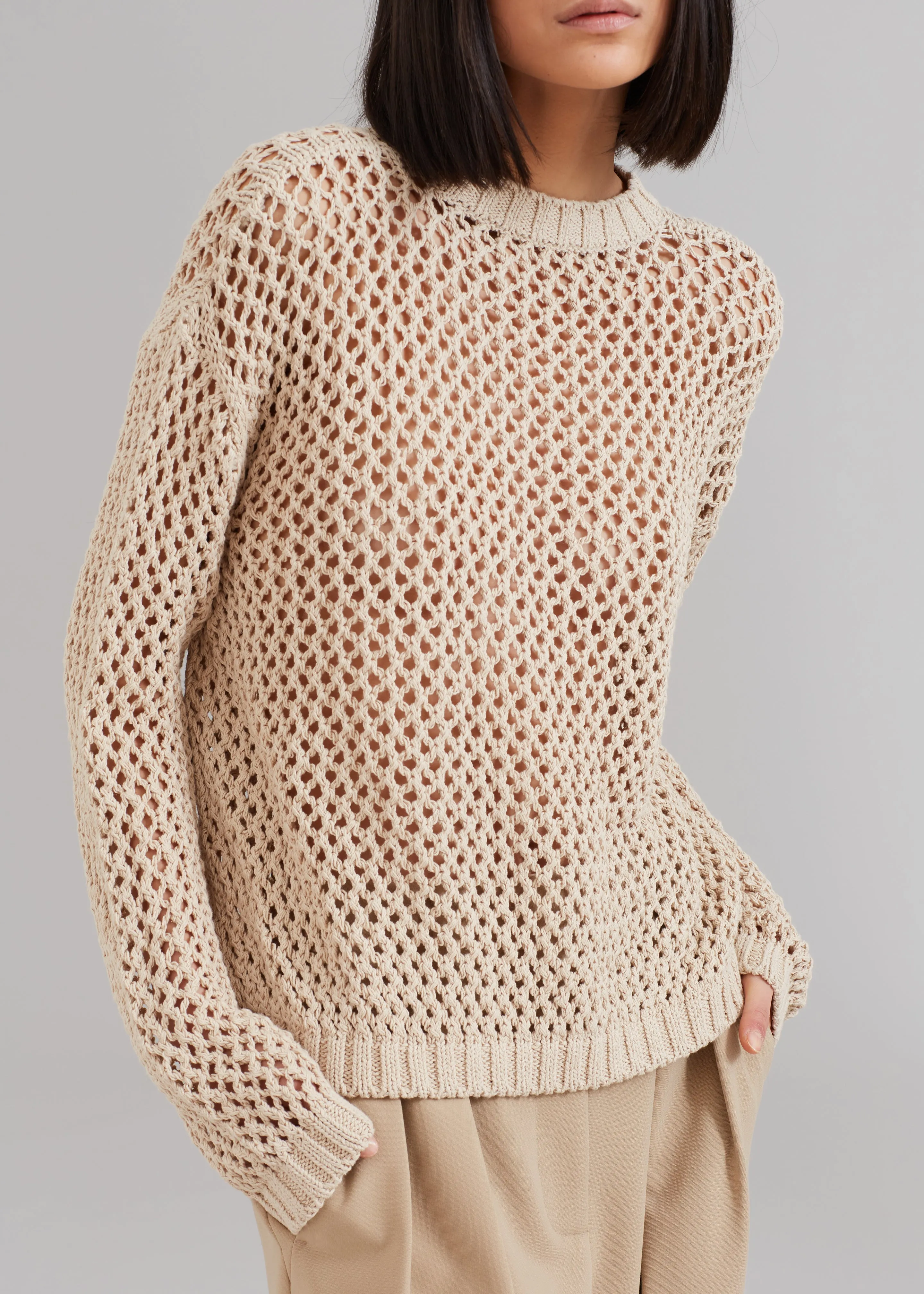 Sedona Net Top - Beige sold by Frankie Shop product image thumbnail 4