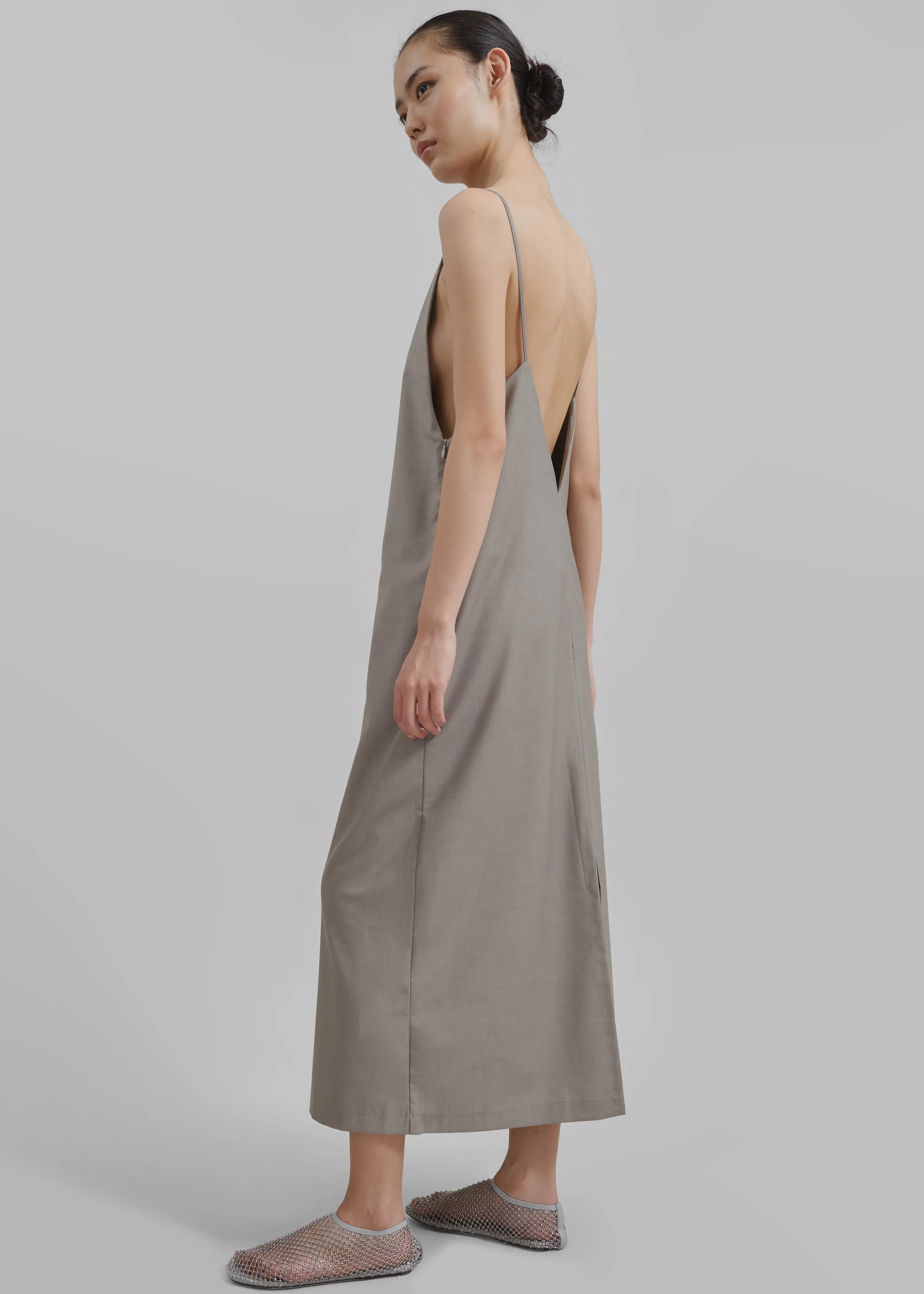 Hackney Dress - Grey sold by Frankie Shop product image thumbnail 4