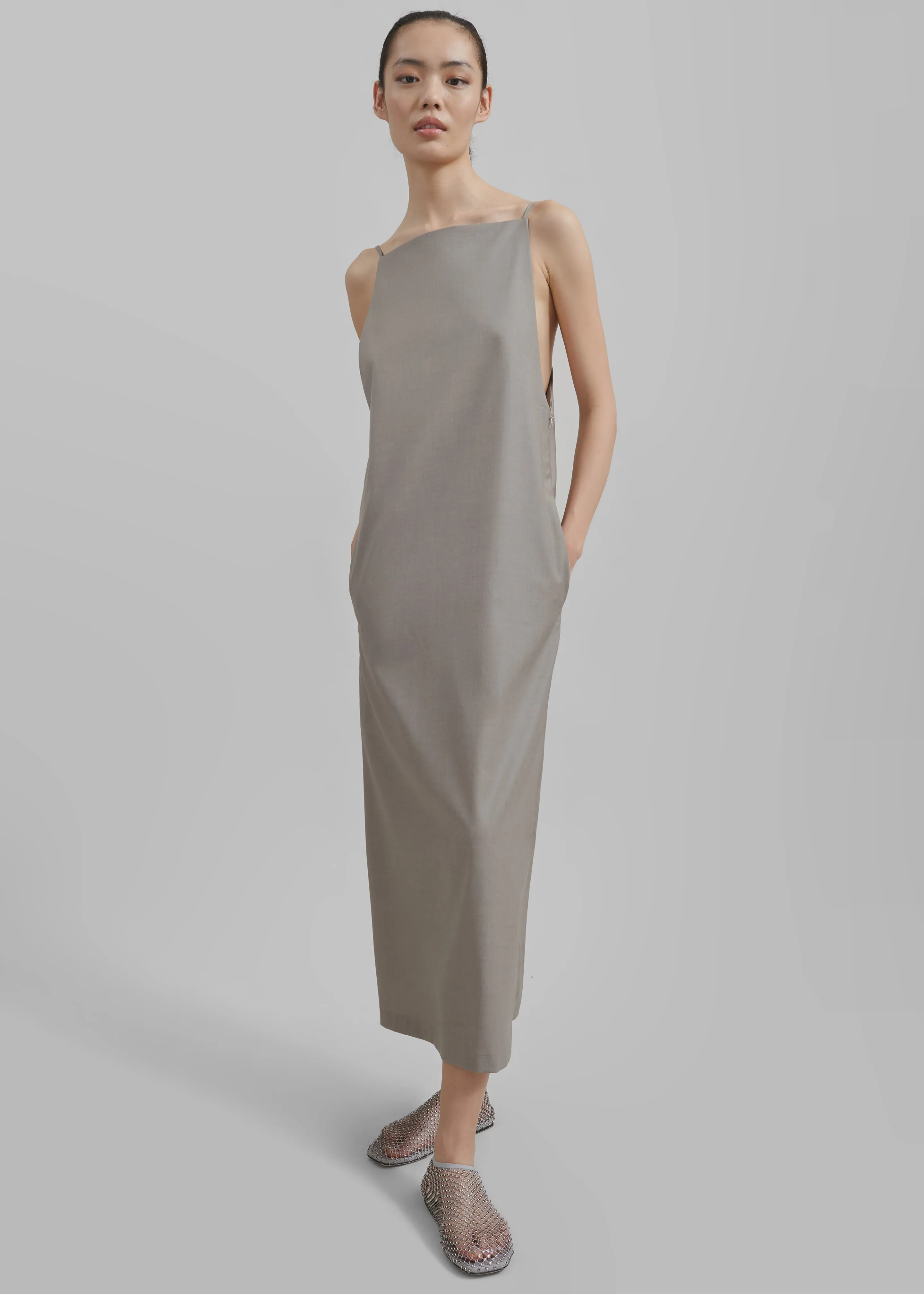 Hackney Dress - Grey sold by Frankie Shop product image thumbnail 2