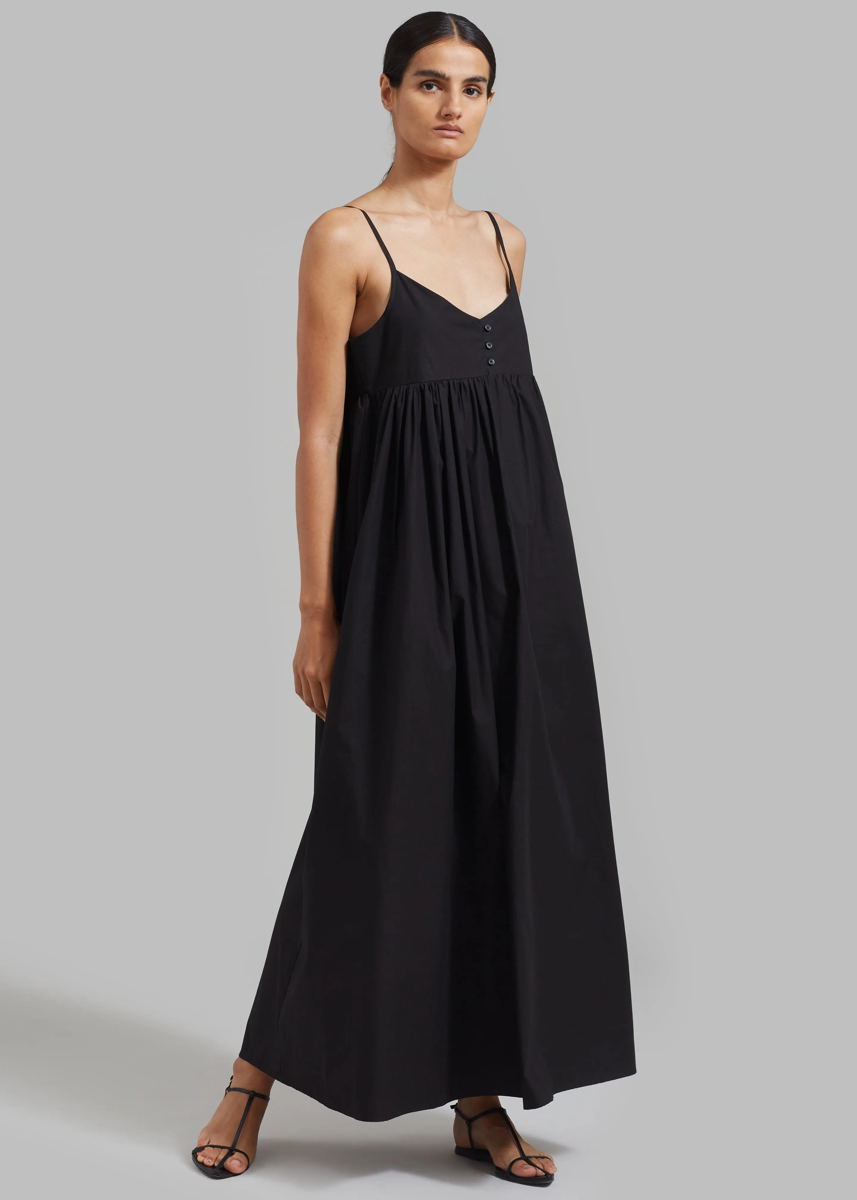 Juniper Cotton Tank Dress - Black sold by Frankie Shop product image thumbnail 3