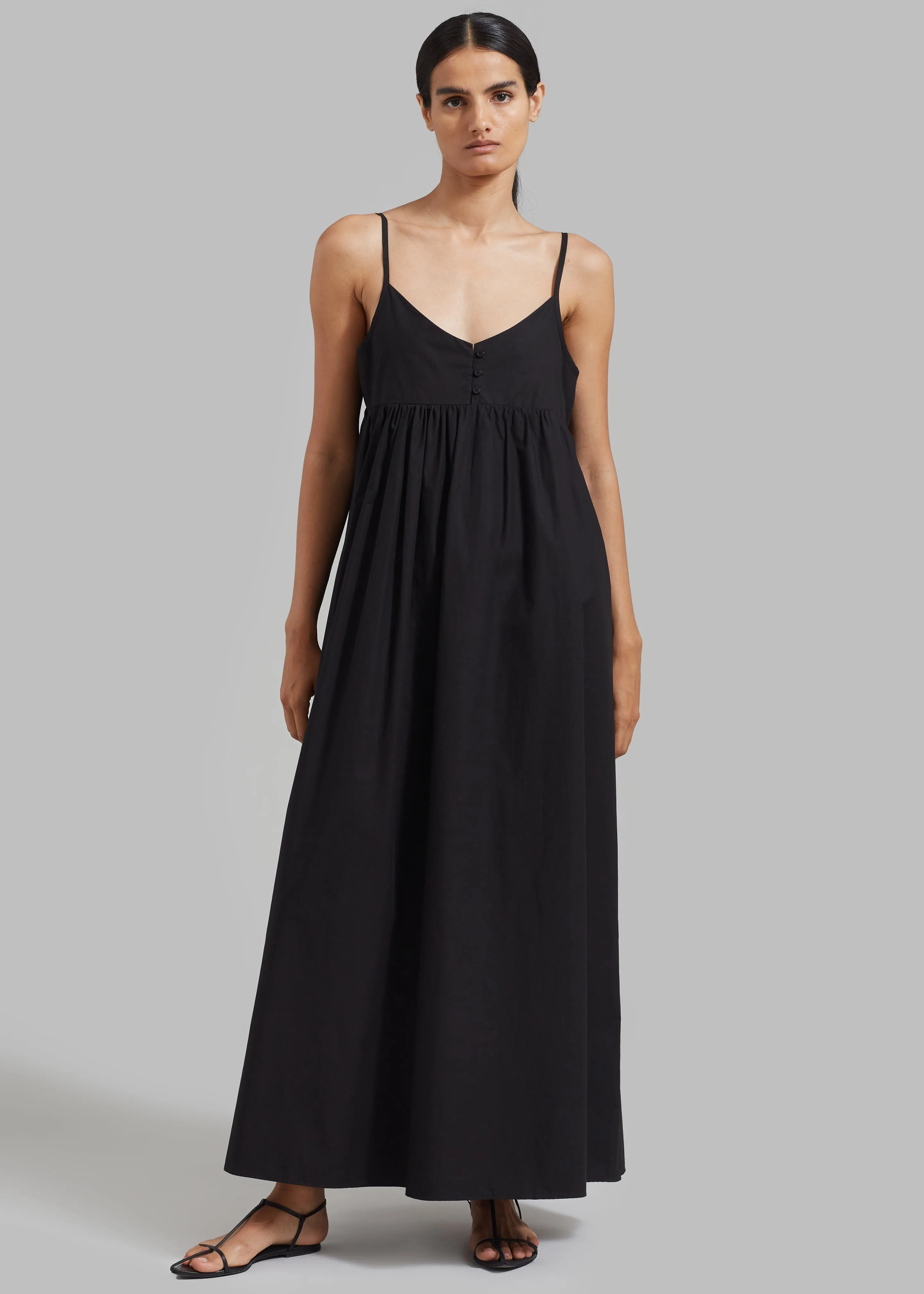 Juniper Cotton Tank Dress - Black sold by Frankie Shop product image thumbnail 5