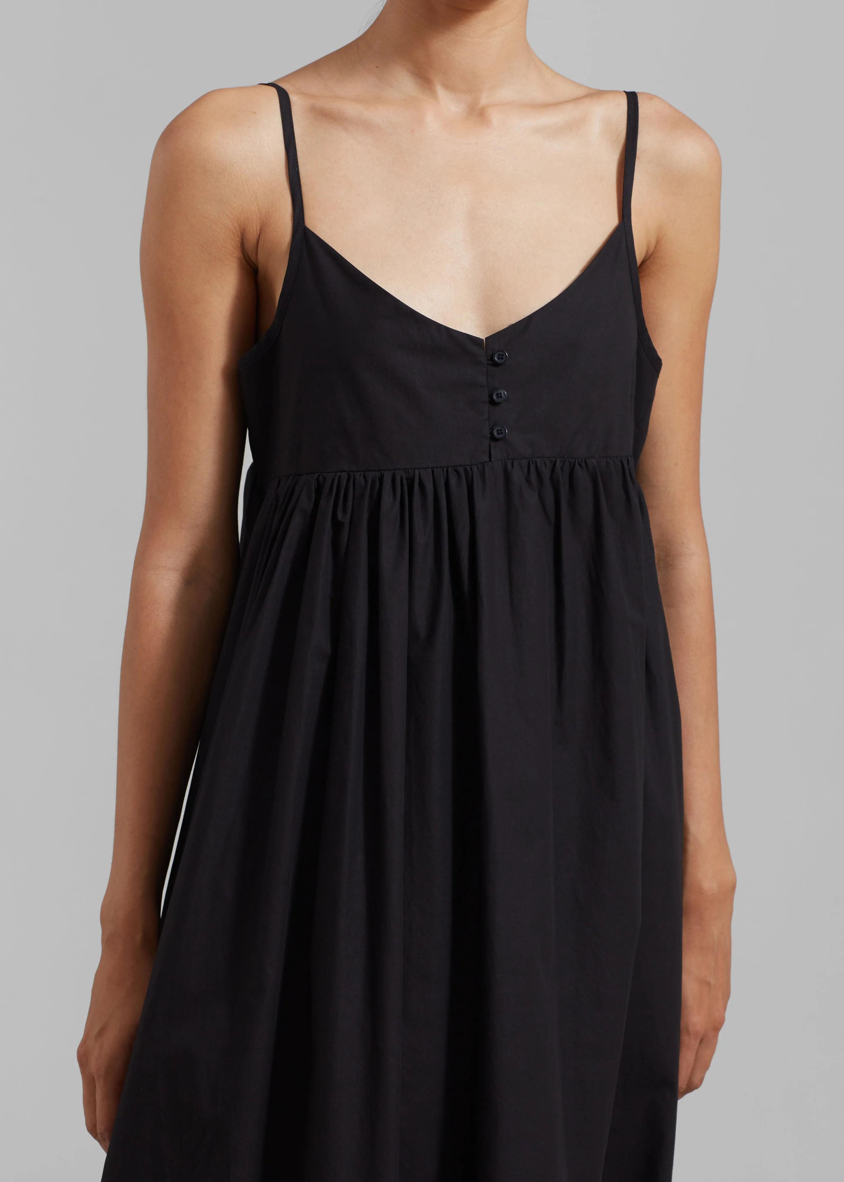Juniper Cotton Tank Dress - Black sold by Frankie Shop product image thumbnail 2