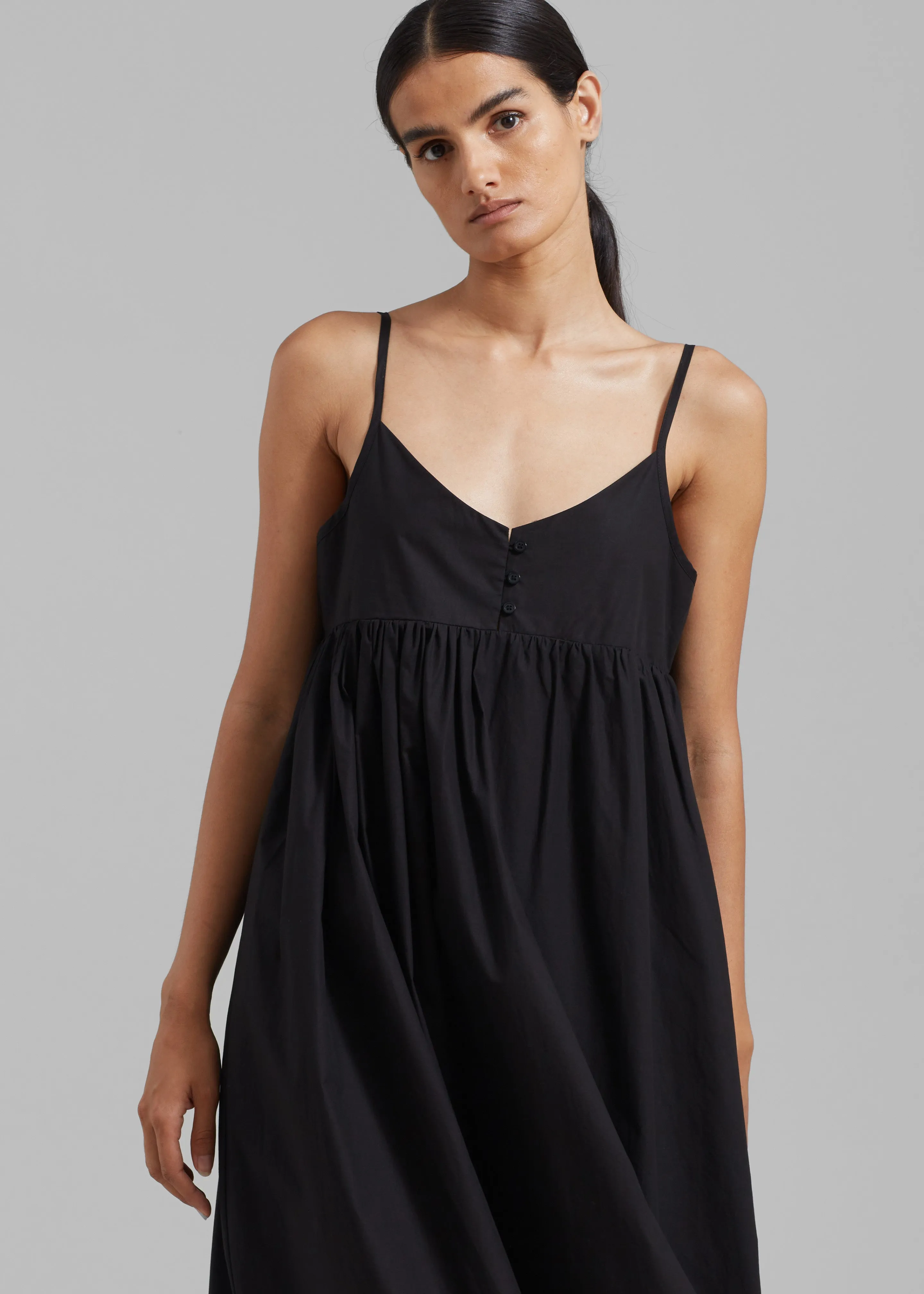 Juniper Cotton Tank Dress - Black sold by Frankie Shop product image thumbnail 4