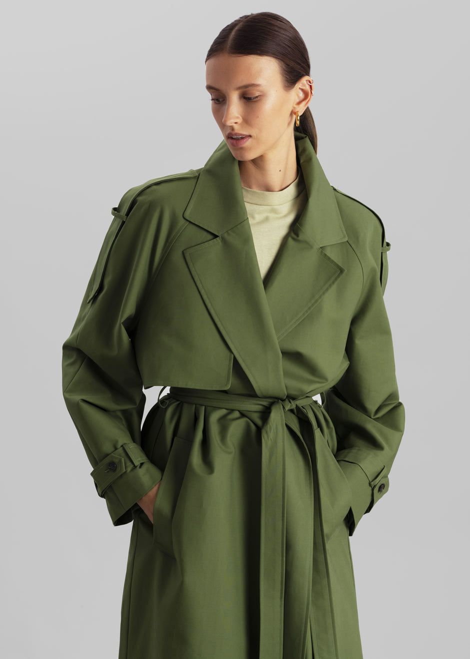 Suzanne Trench Coat - Olive sold by Frankie Shop product image thumbnail 2