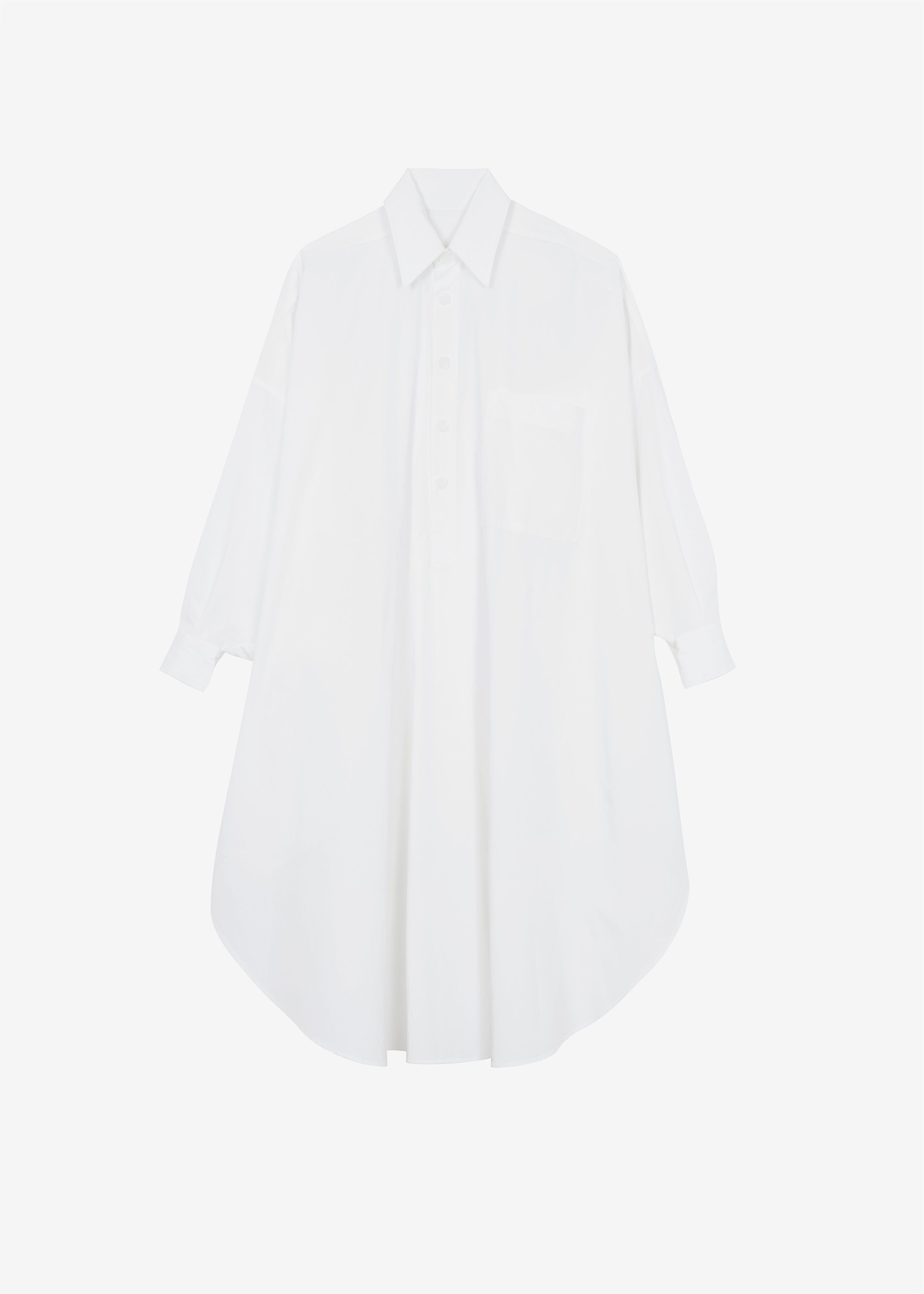 Annalise Shirt Dress - White sold by Frankie Shop product image thumbnail 8