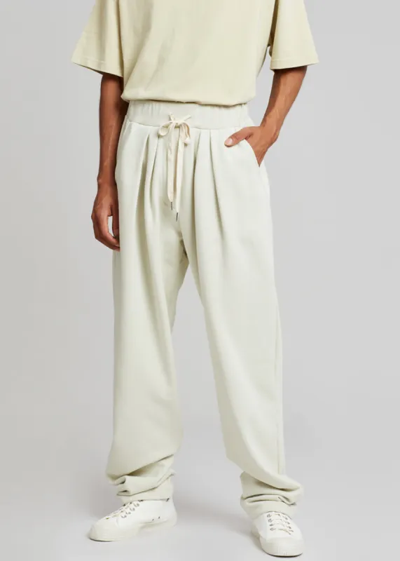 Alec Pleated Jogger Pants - Beige sold by Frankie Shop