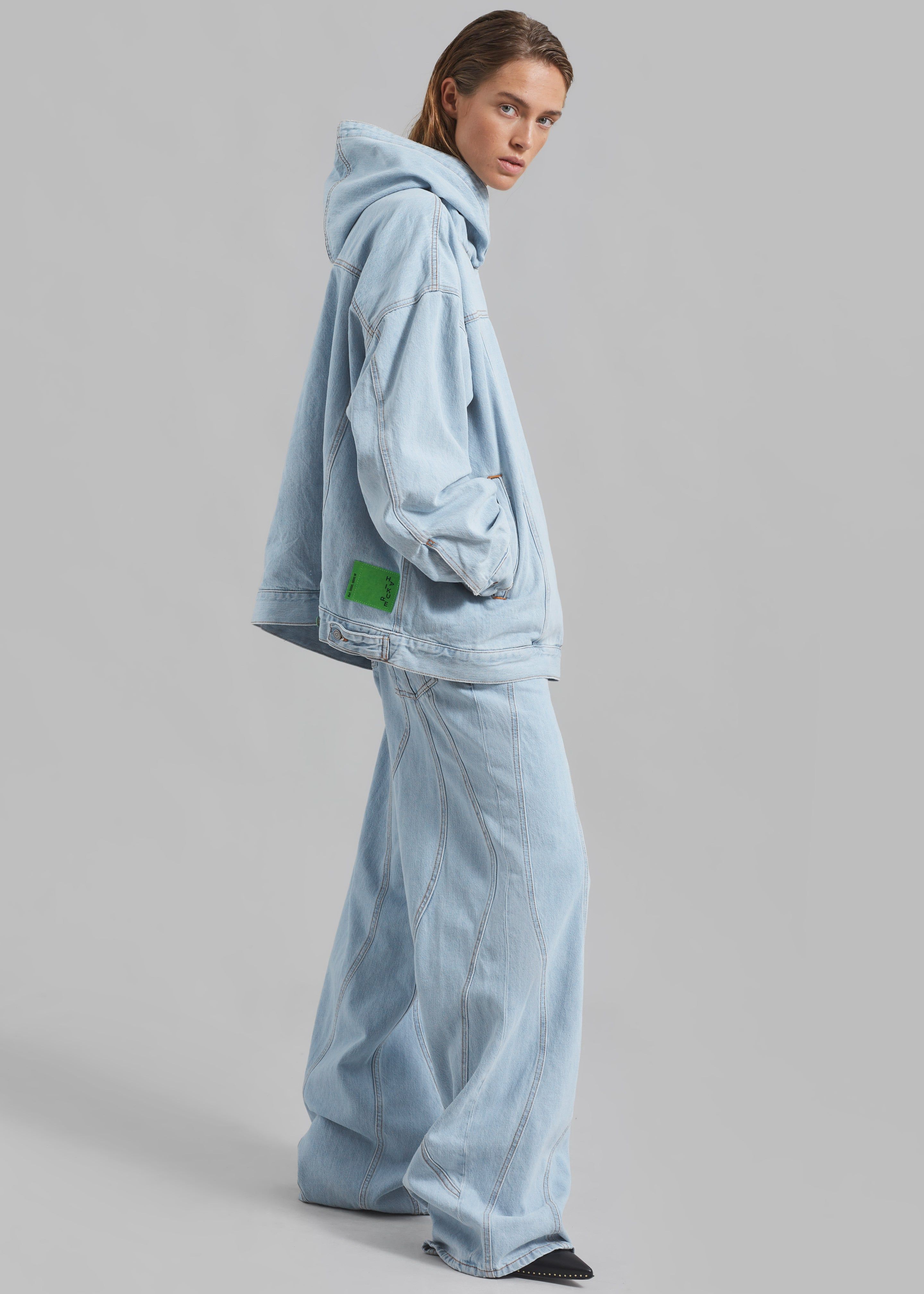 Haikure Olenir Hoodie - Wave Blue Sea sold by Frankie Shop