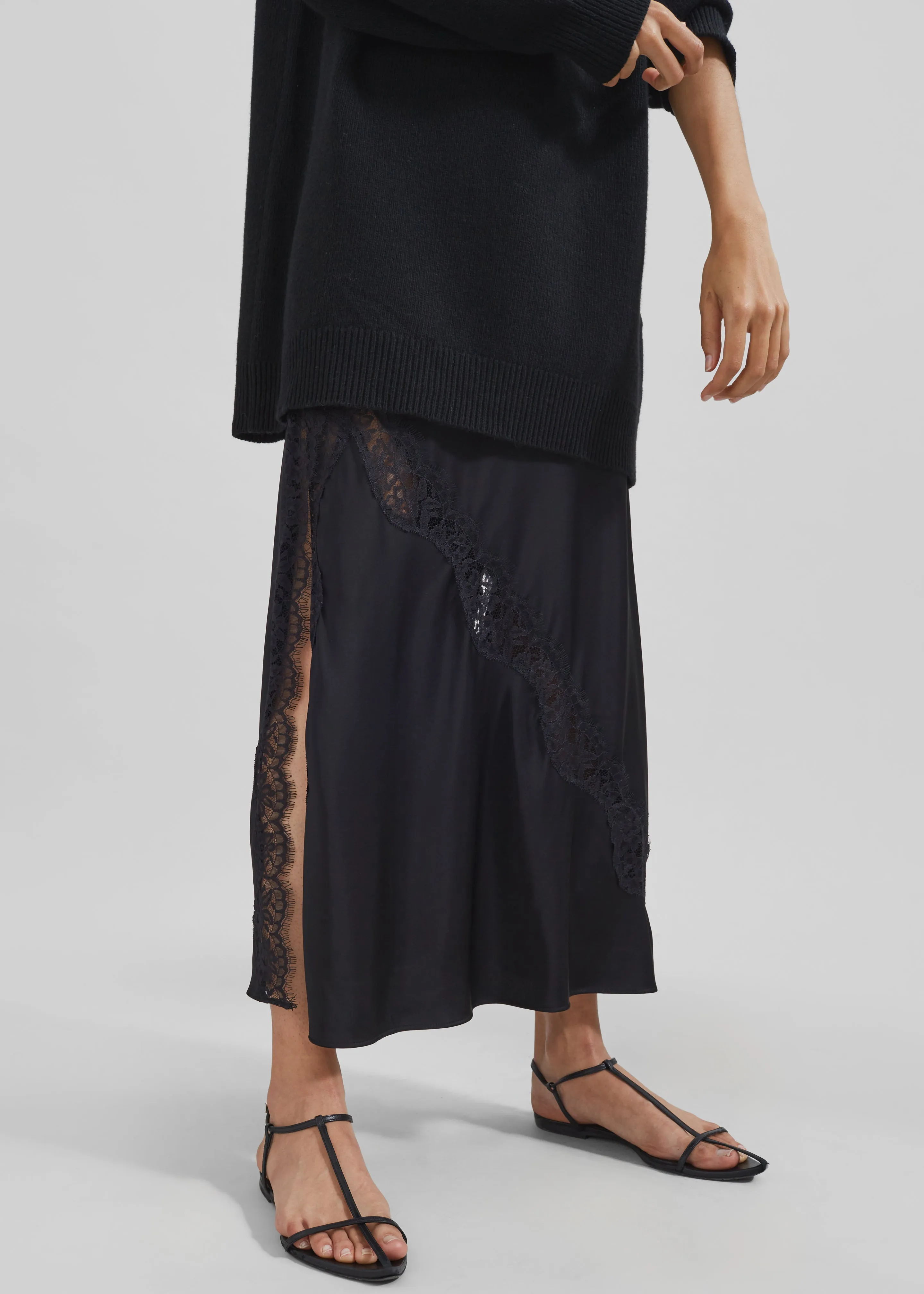 Samsøe Samsøe Sachic Skirt - Black sold by Frankie Shop product image thumbnail 5