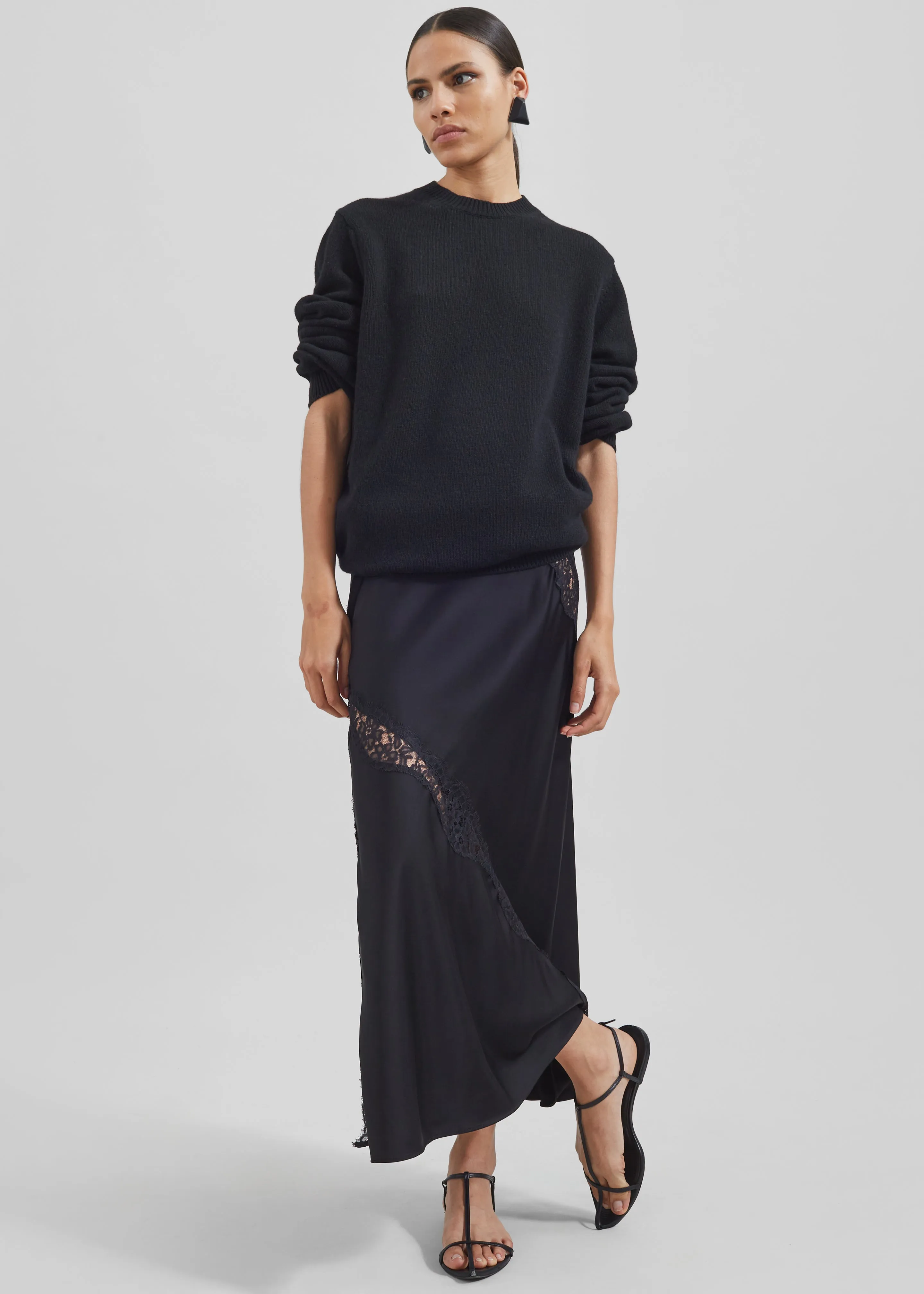 Samsøe Samsøe Sachic Skirt - Black sold by Frankie Shop product image thumbnail 4