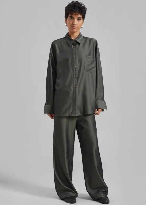 Ethel Pants - Peacock made by Frankie Shop