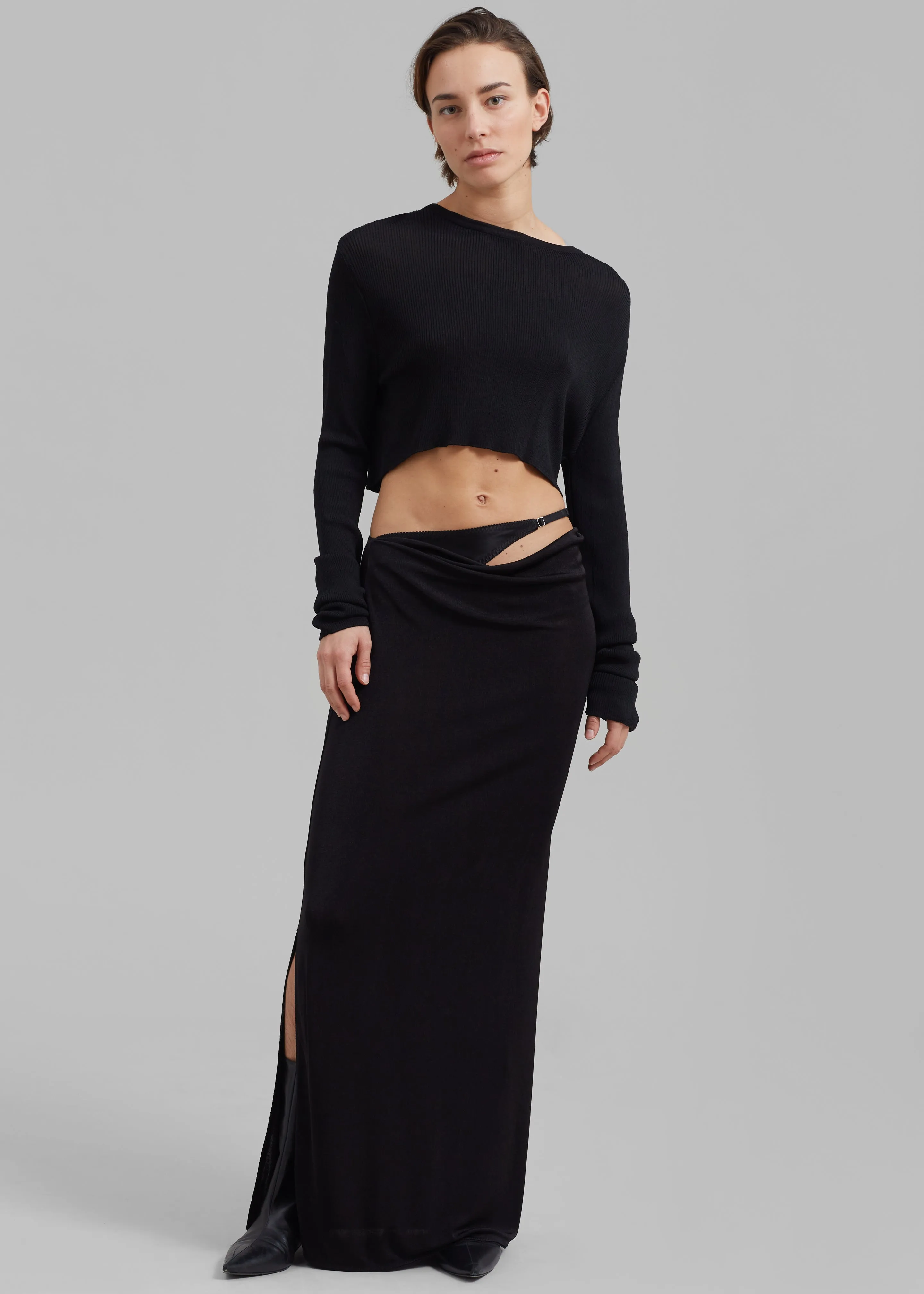Anna October Kerry Maxi Skirt - Black sold by Frankie Shop product image thumbnail 3