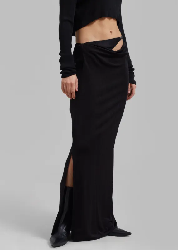 Anna October Kerry Maxi Skirt - Black sold by Frankie Shop