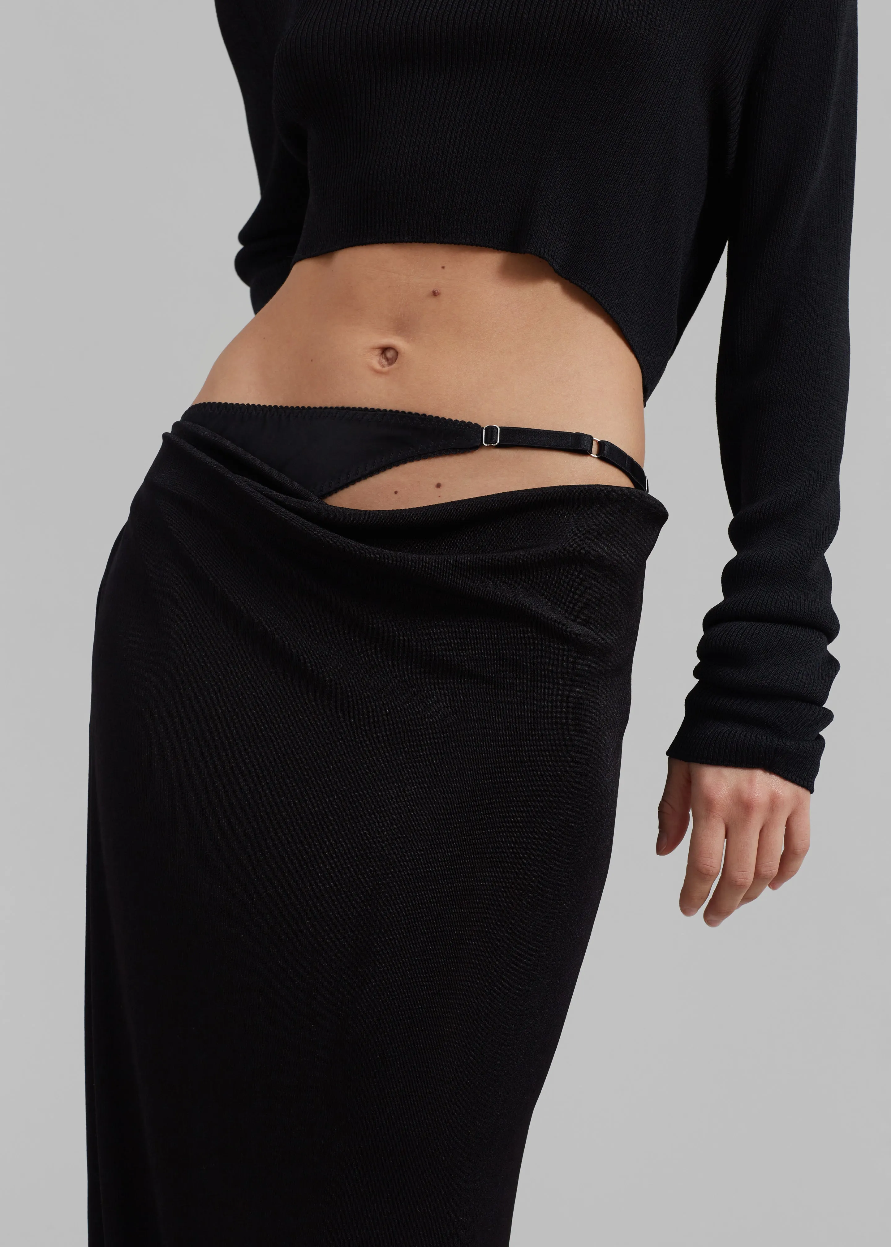 Anna October Kerry Maxi Skirt - Black sold by Frankie Shop product image thumbnail 2