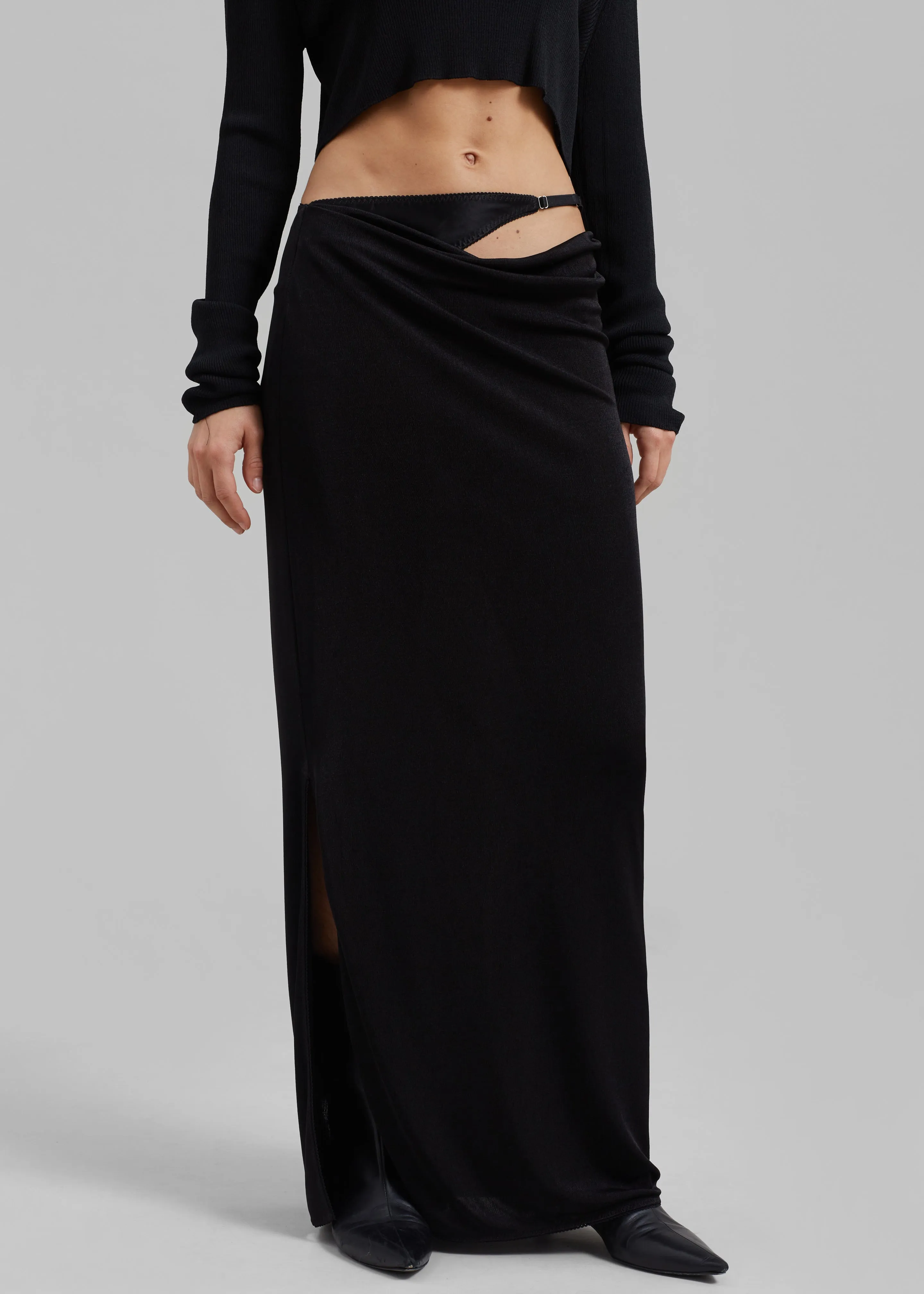 Anna October Kerry Maxi Skirt - Black sold by Frankie Shop product image thumbnail 4