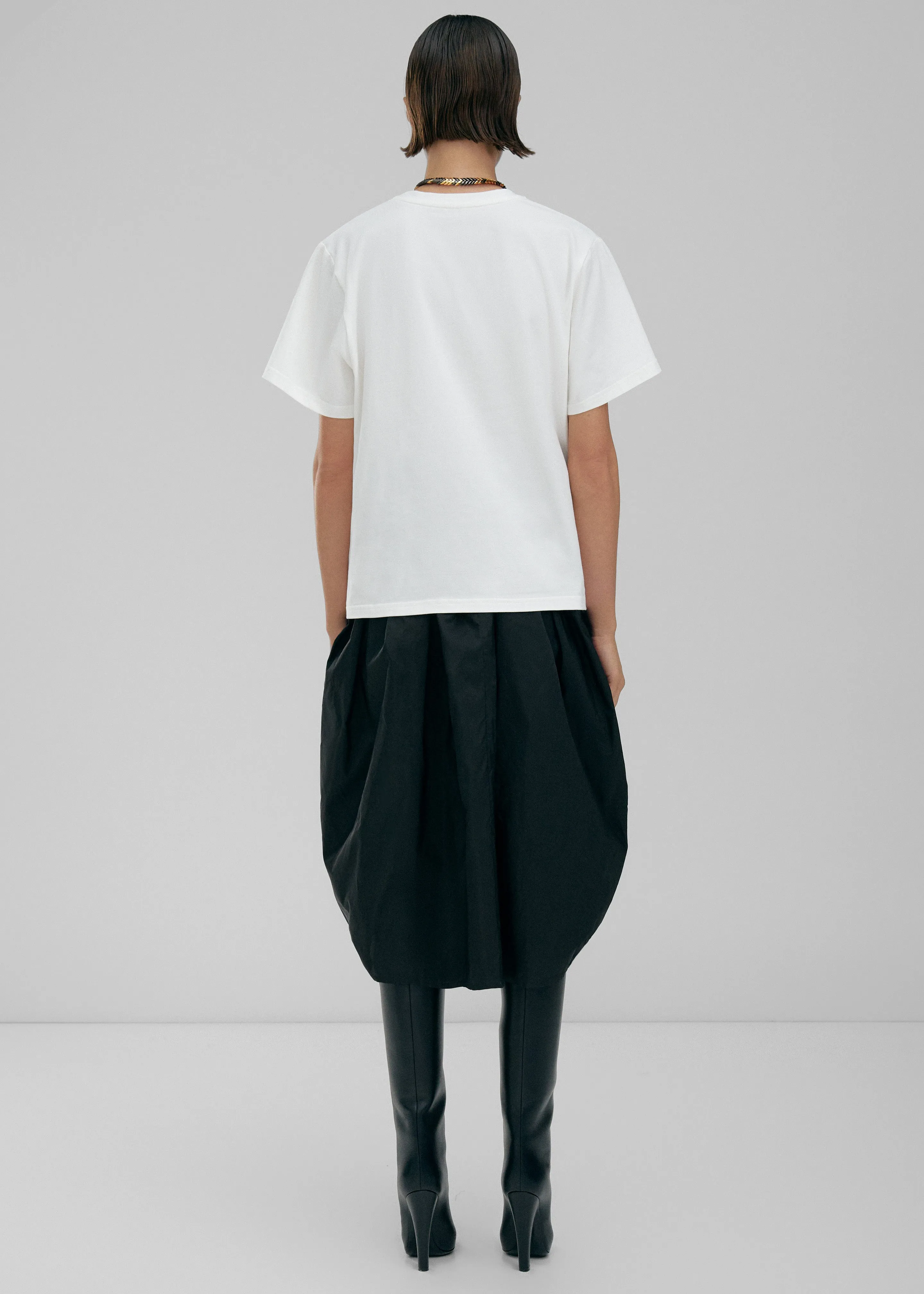 Bevza Balloon Midi Skirt - Black sold by Frankie Shop product image thumbnail 3