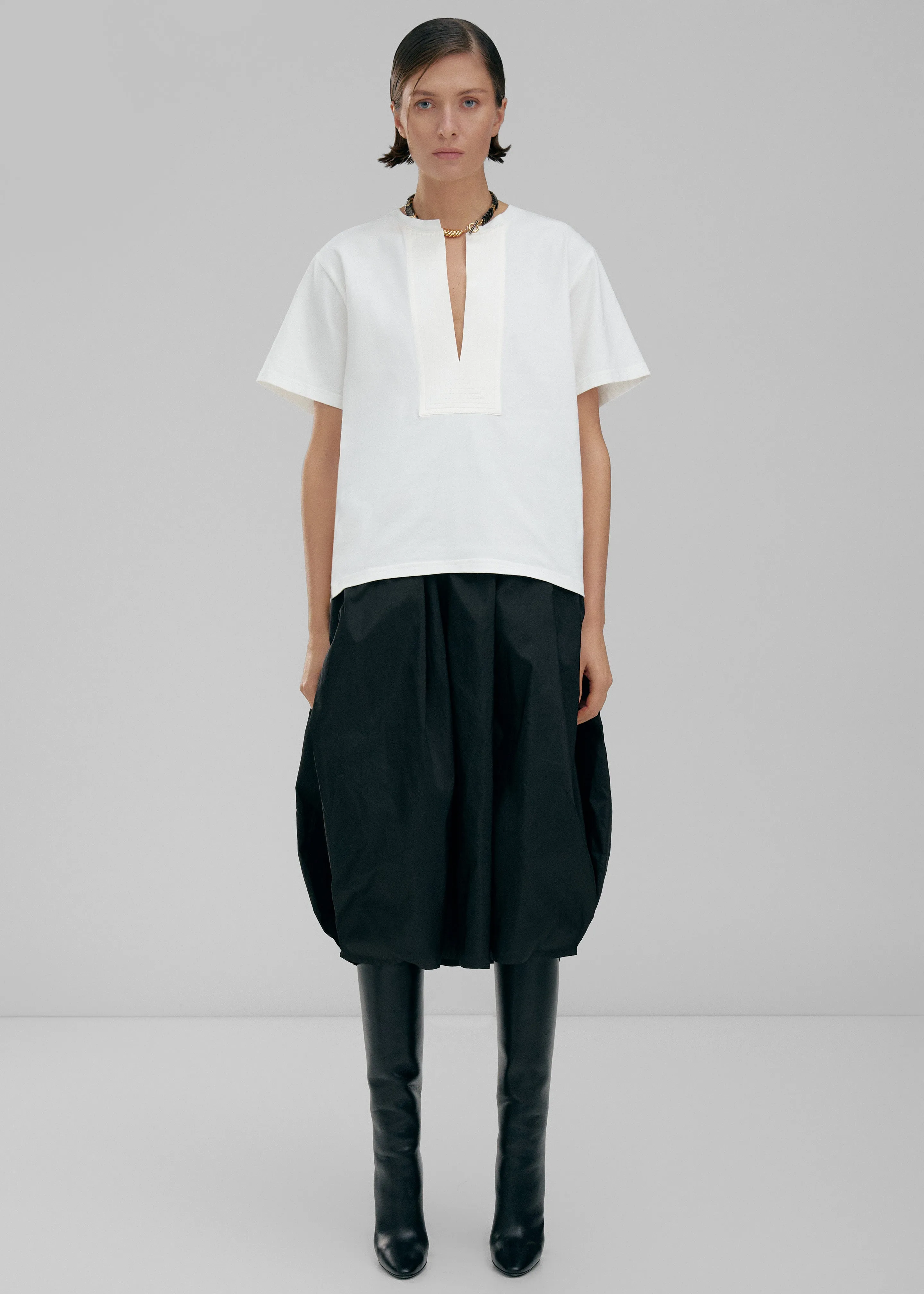 Bevza Balloon Midi Skirt - Black sold by Frankie Shop product image thumbnail 2